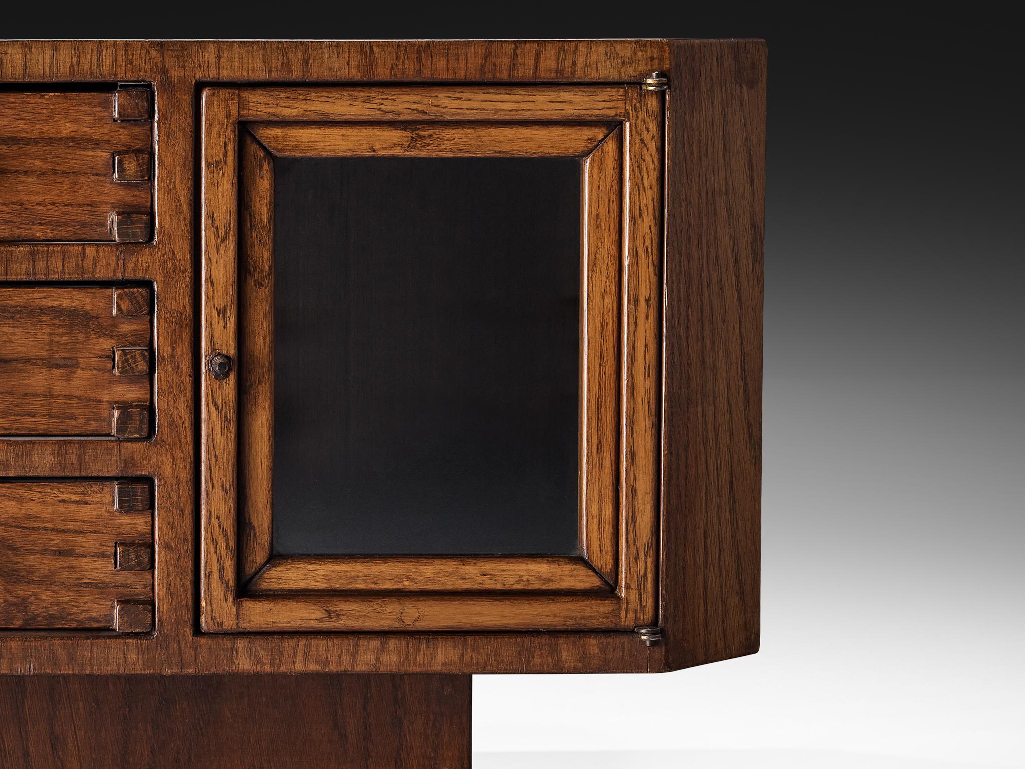 Giuseppe Rivadossi Coffee Table with Storage Compartments in Oak tables Morentz