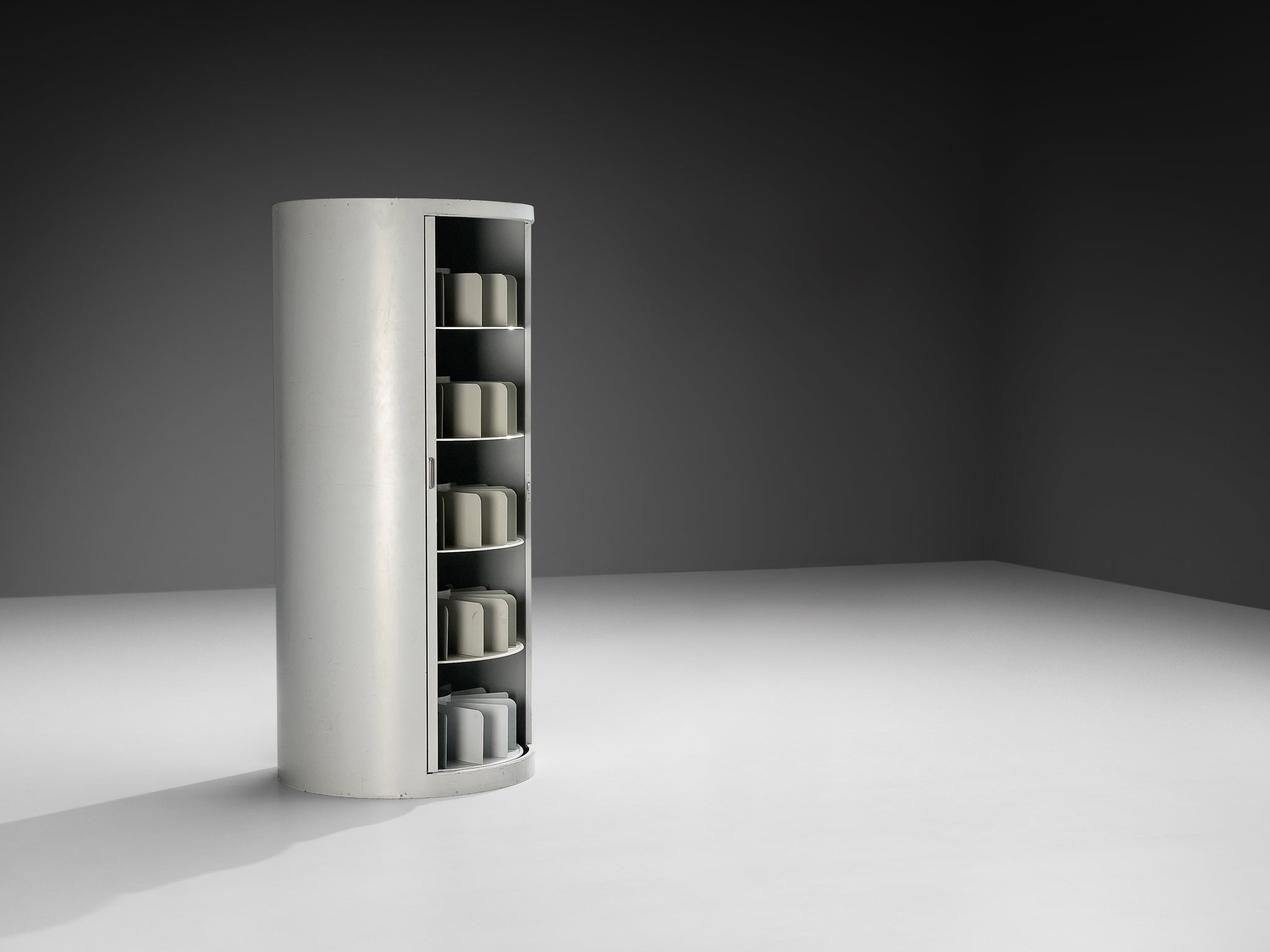 Mid-Century Tall Filing Archive Cabinet in Steel Case pieces and storage cabinets Morentz