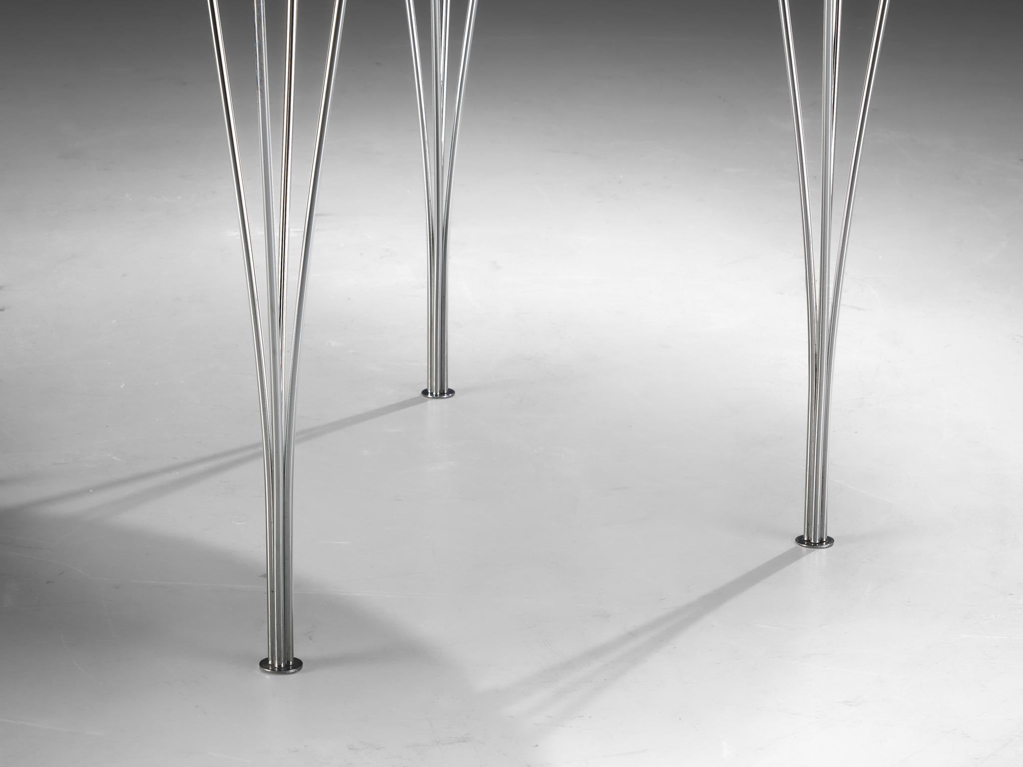 Bruno Mathsson Piet Hein for Fritz Hansen Super-Ellipse White Dining Table tables Morentz