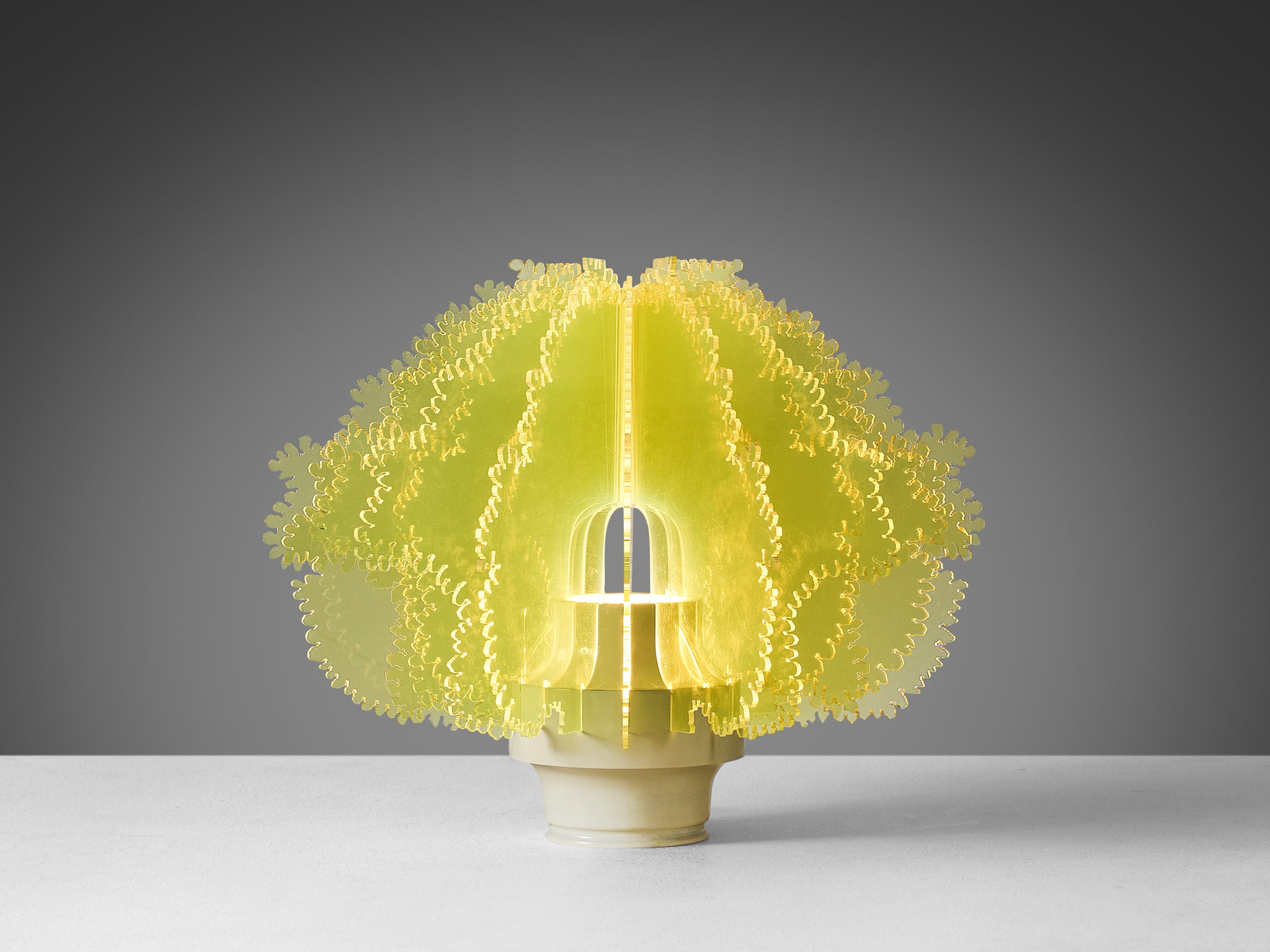 Ennio Lucini for Harvey Guzzini Dh 'Cespuglio' Table Lamp Lighting Morentz