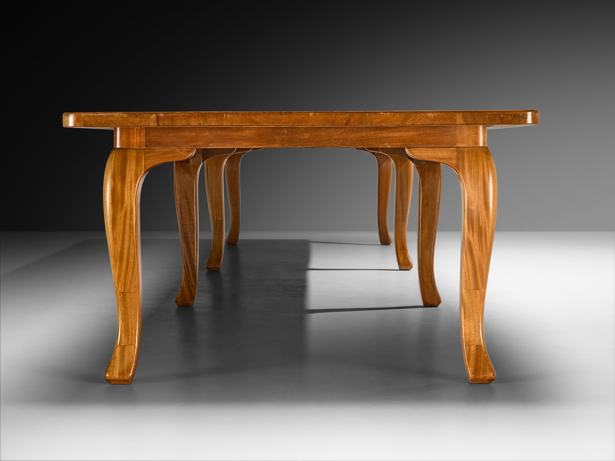 Danish Conference or Large Dining Table in Mahogany and Pine Tables Morentz