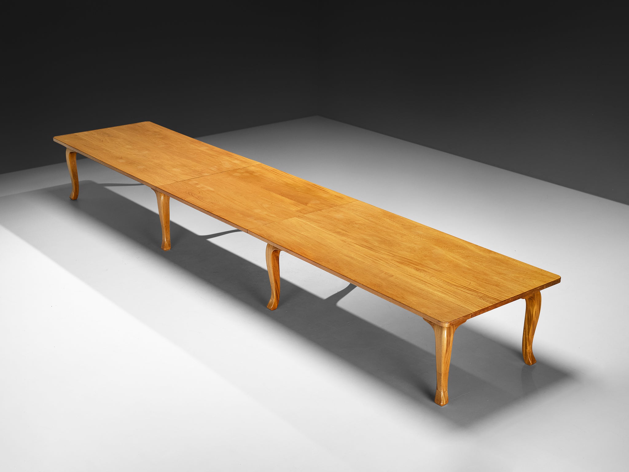 Danish Conference or Large Dining Table in Mahogany and Pine Tables Morentz