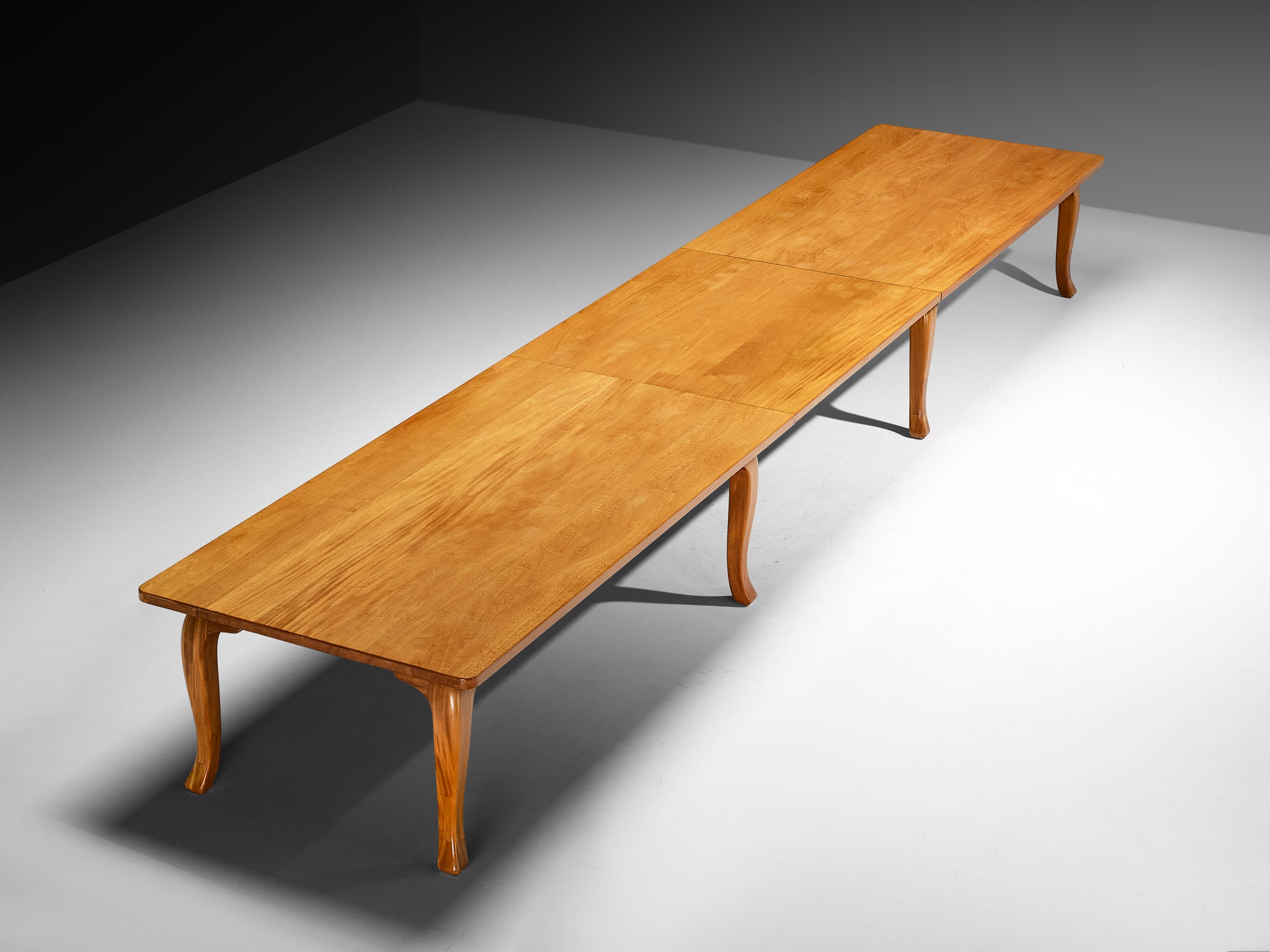 Danish Conference or Large Dining Table in Mahogany and Pine Tables Morentz