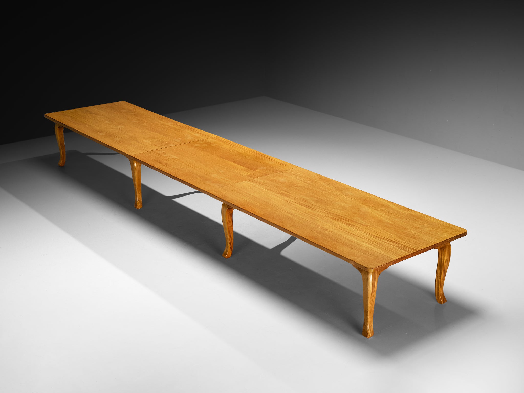 Danish Conference or Large Dining Table in Mahogany and Pine Tables Morentz