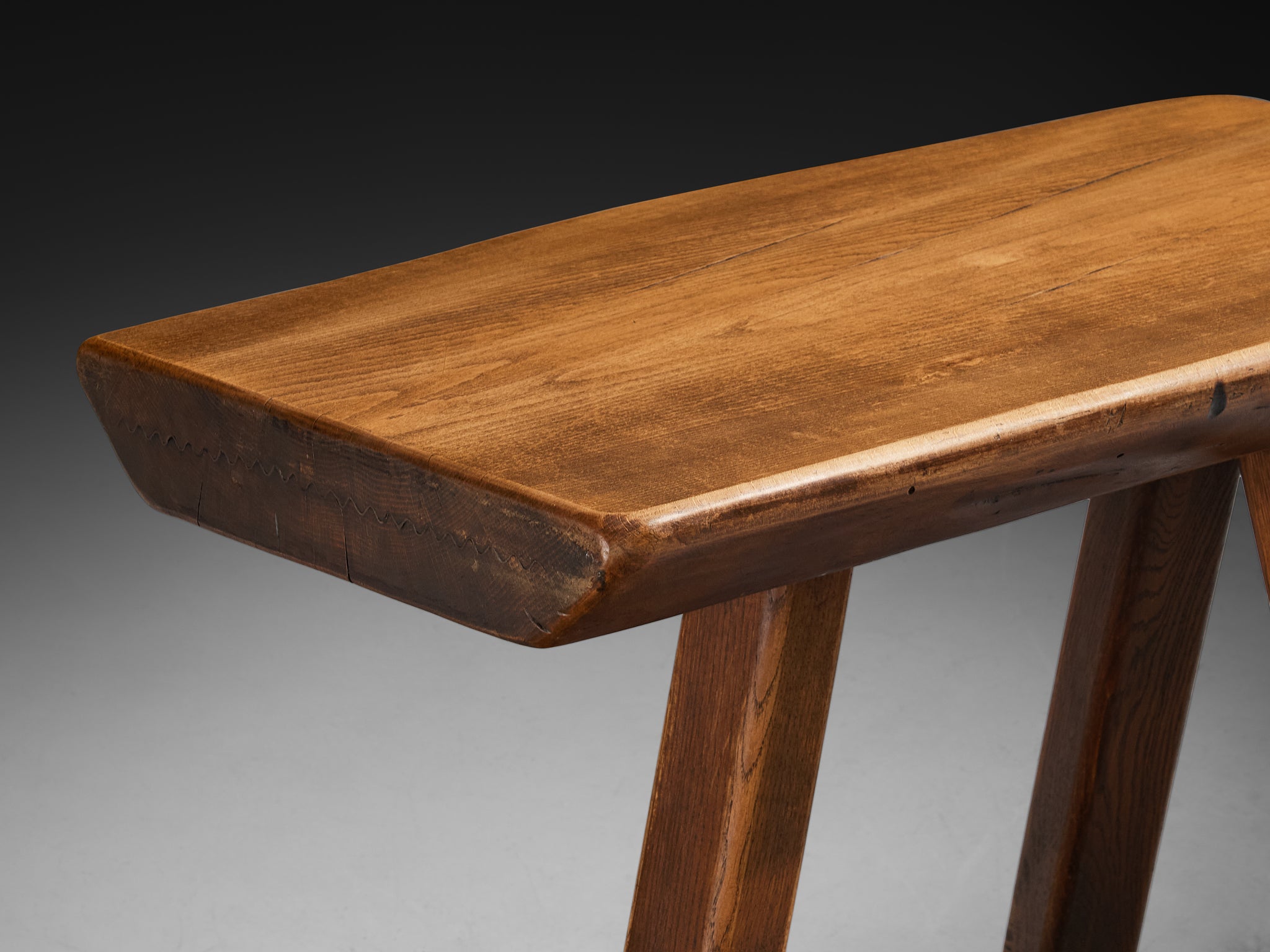 Mobichalet Brutalist Table in Oak Tables Morentz