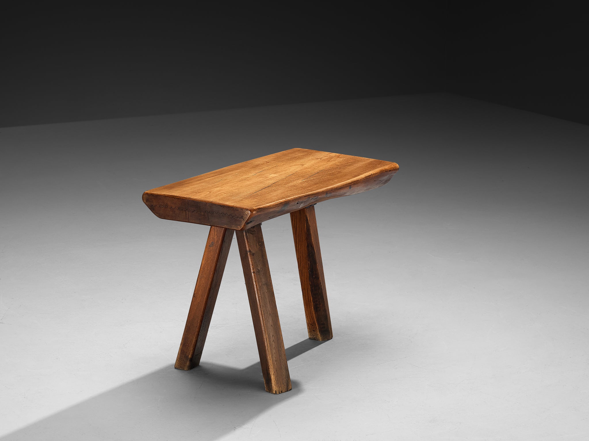 Mobichalet Brutalist Table in Oak Tables Morentz