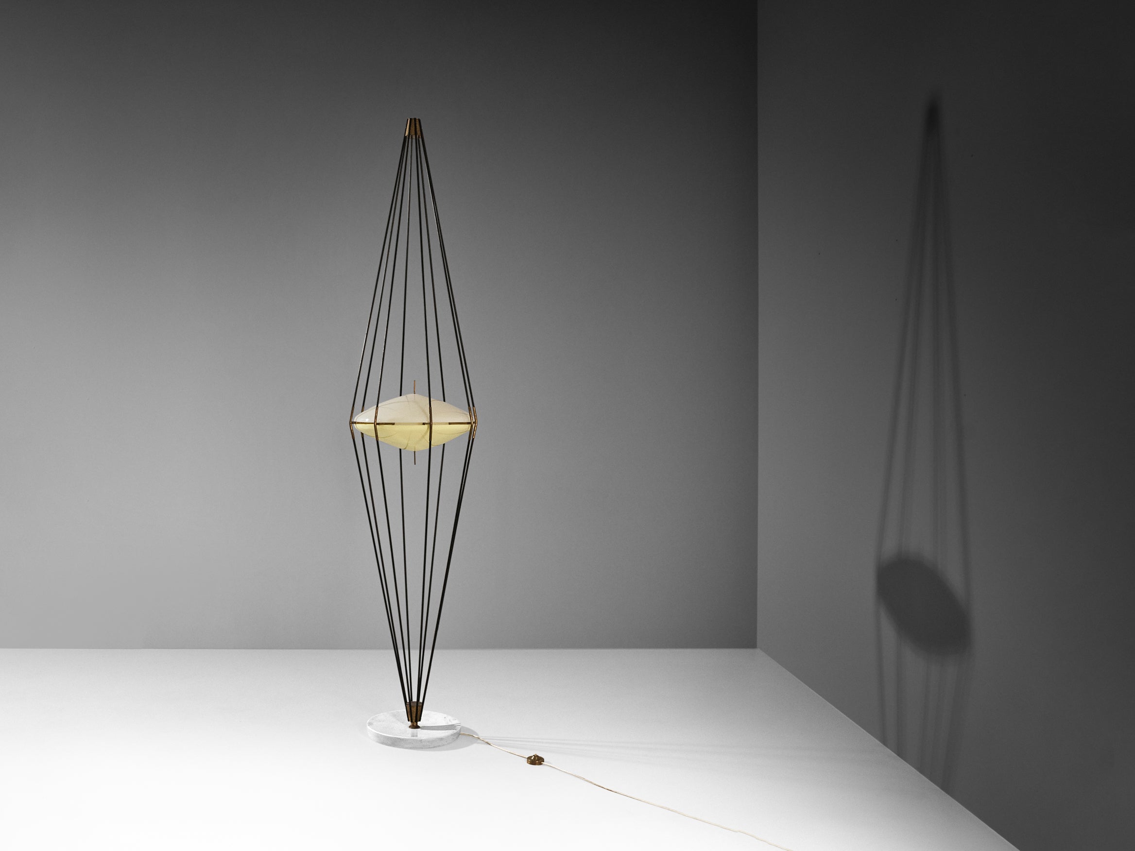 Angelo Lelii for Arredoluce 'Siluro' Floor Lamp lighting Morentz