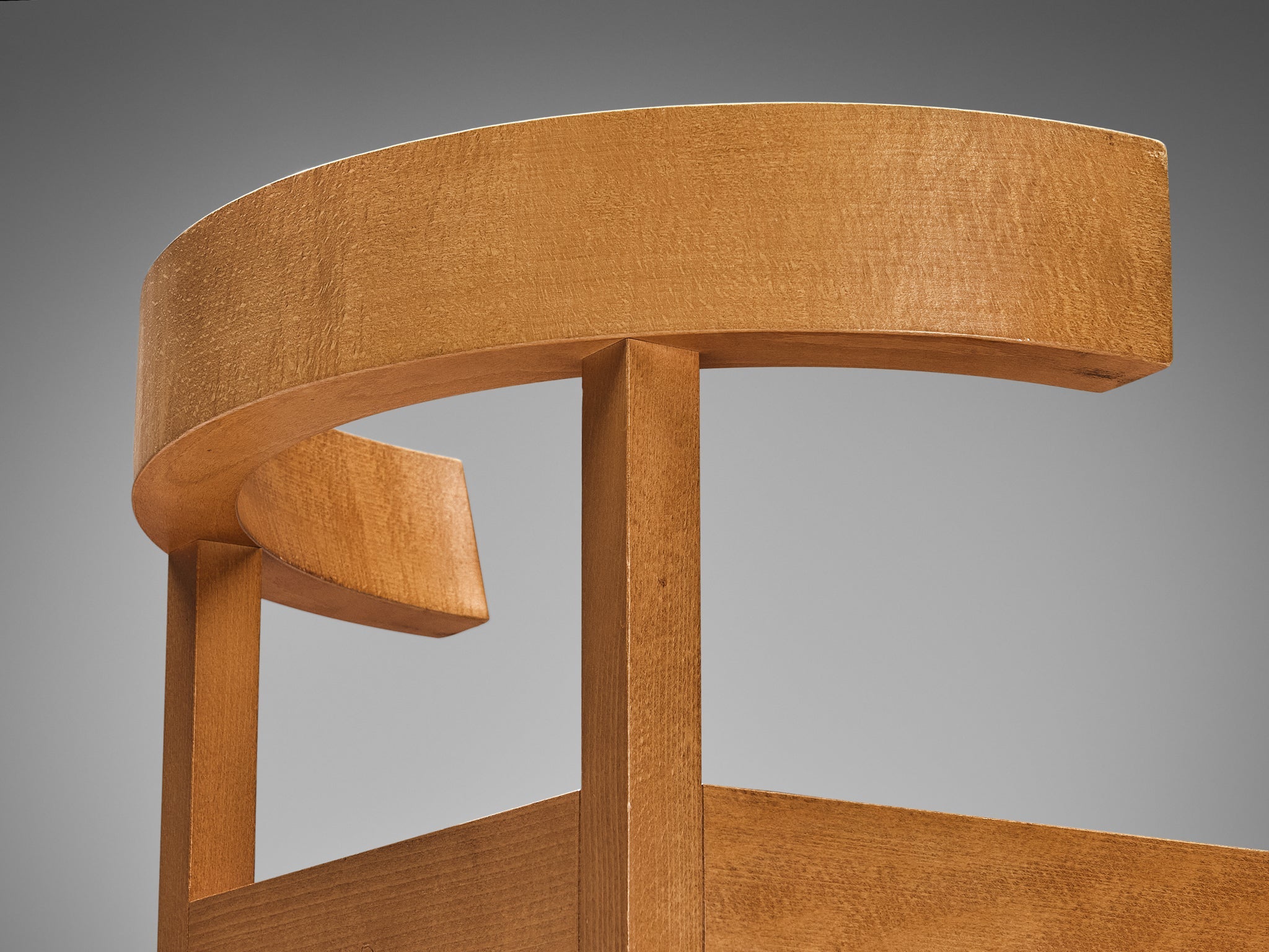 Oswald Mathias Ungers for Draenert Pair of 'Leonardo' Dining Chairs Leather seating Morentz