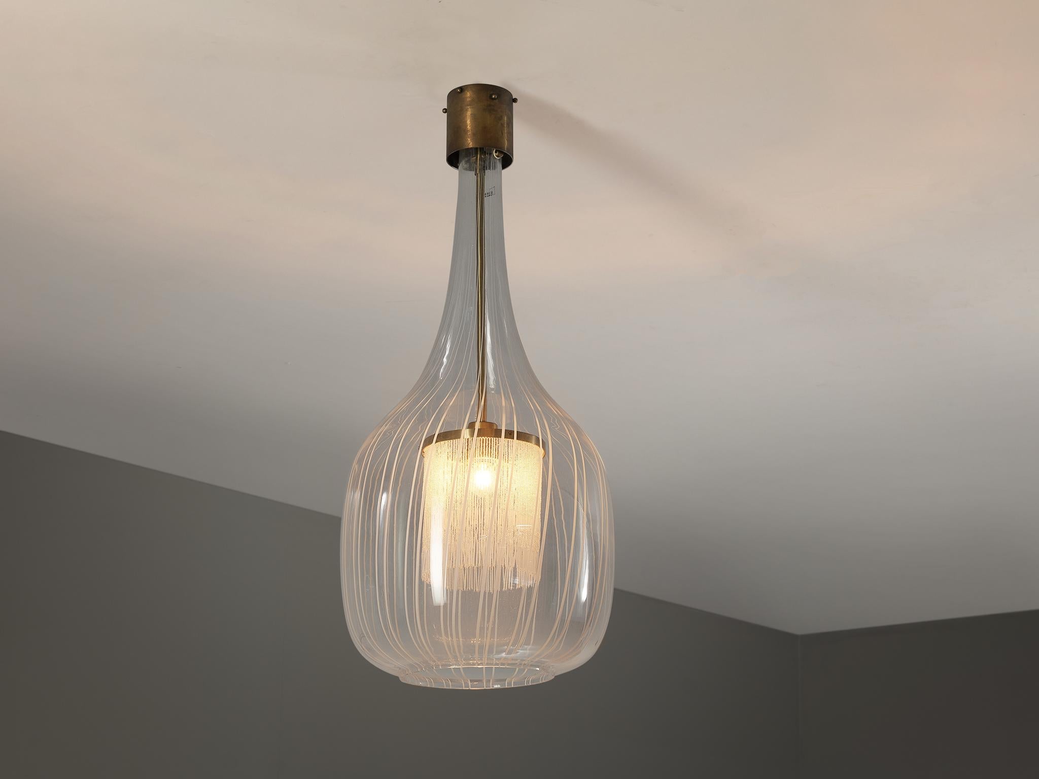 Angelo Brotto Pendant in Murano Glass lighting Morentz