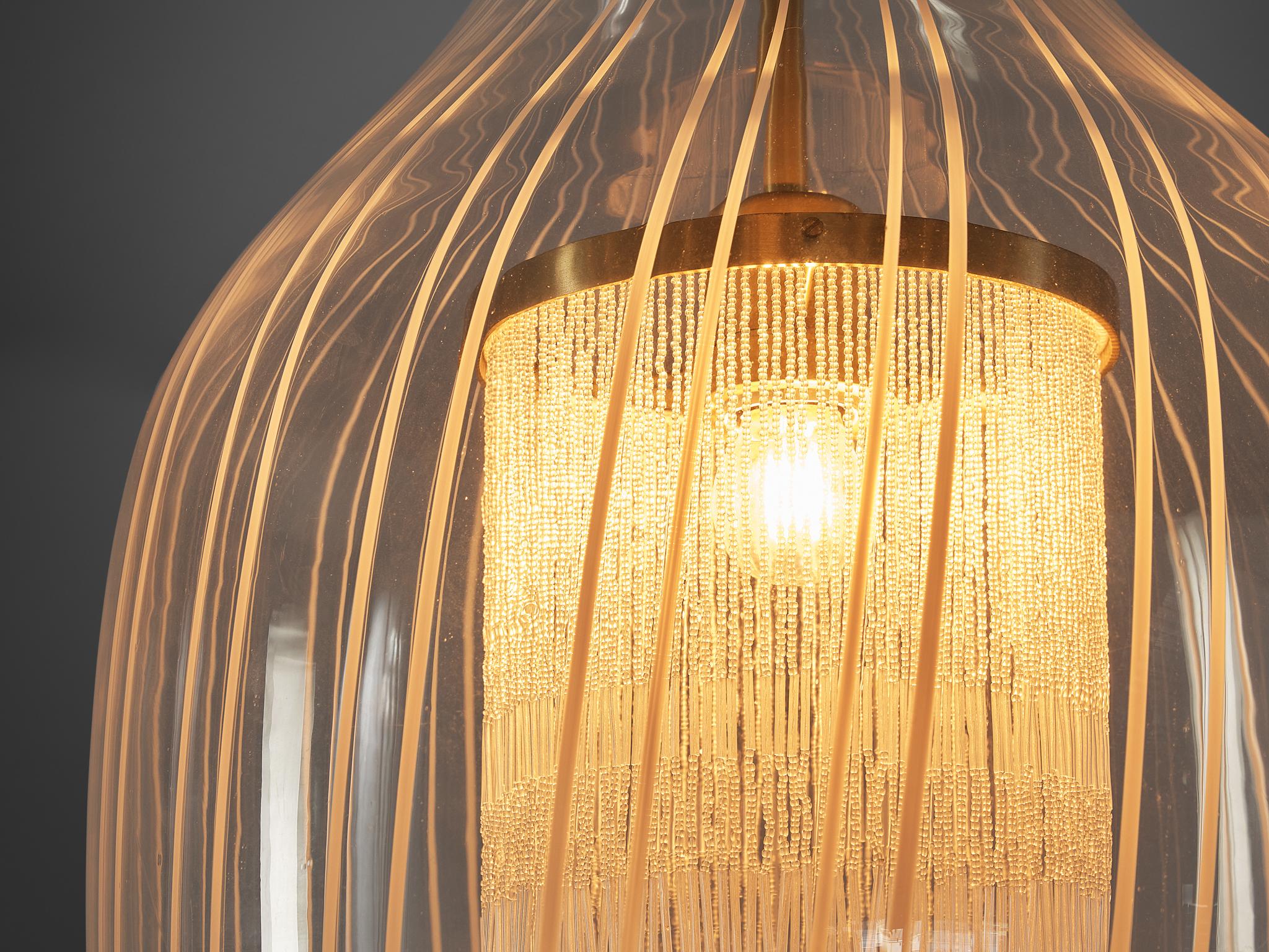 Angelo Brotto Pendant in Murano Glass lighting Morentz