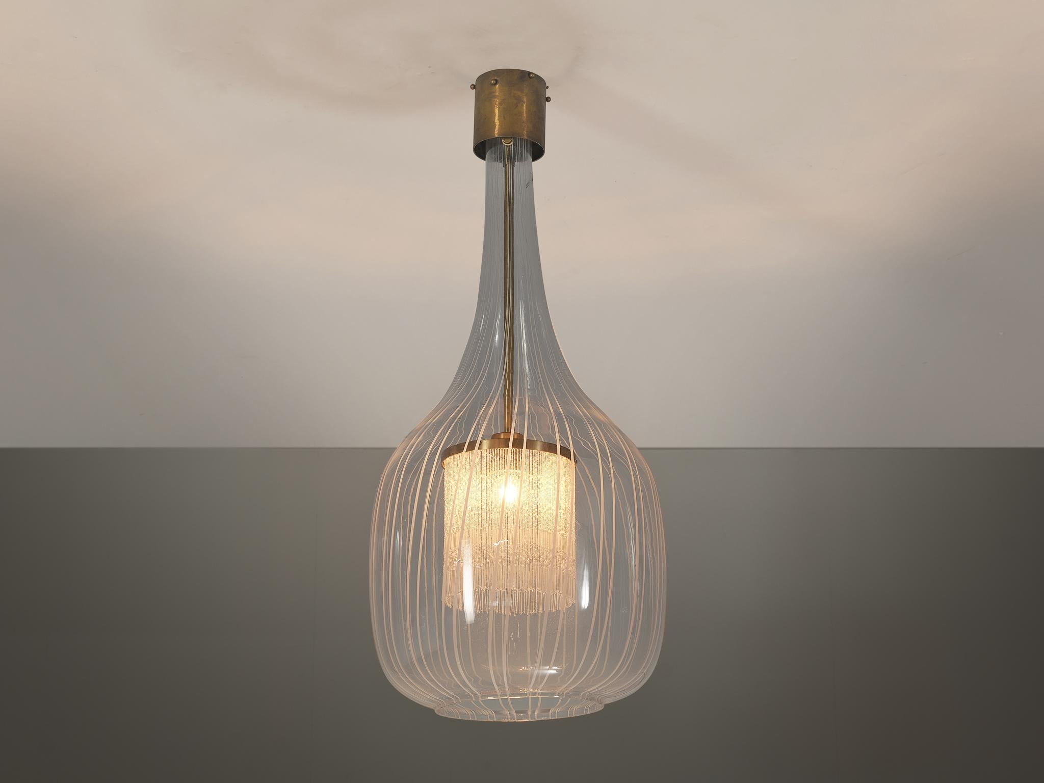Angelo Brotto Pendant in Murano Glass lighting Morentz