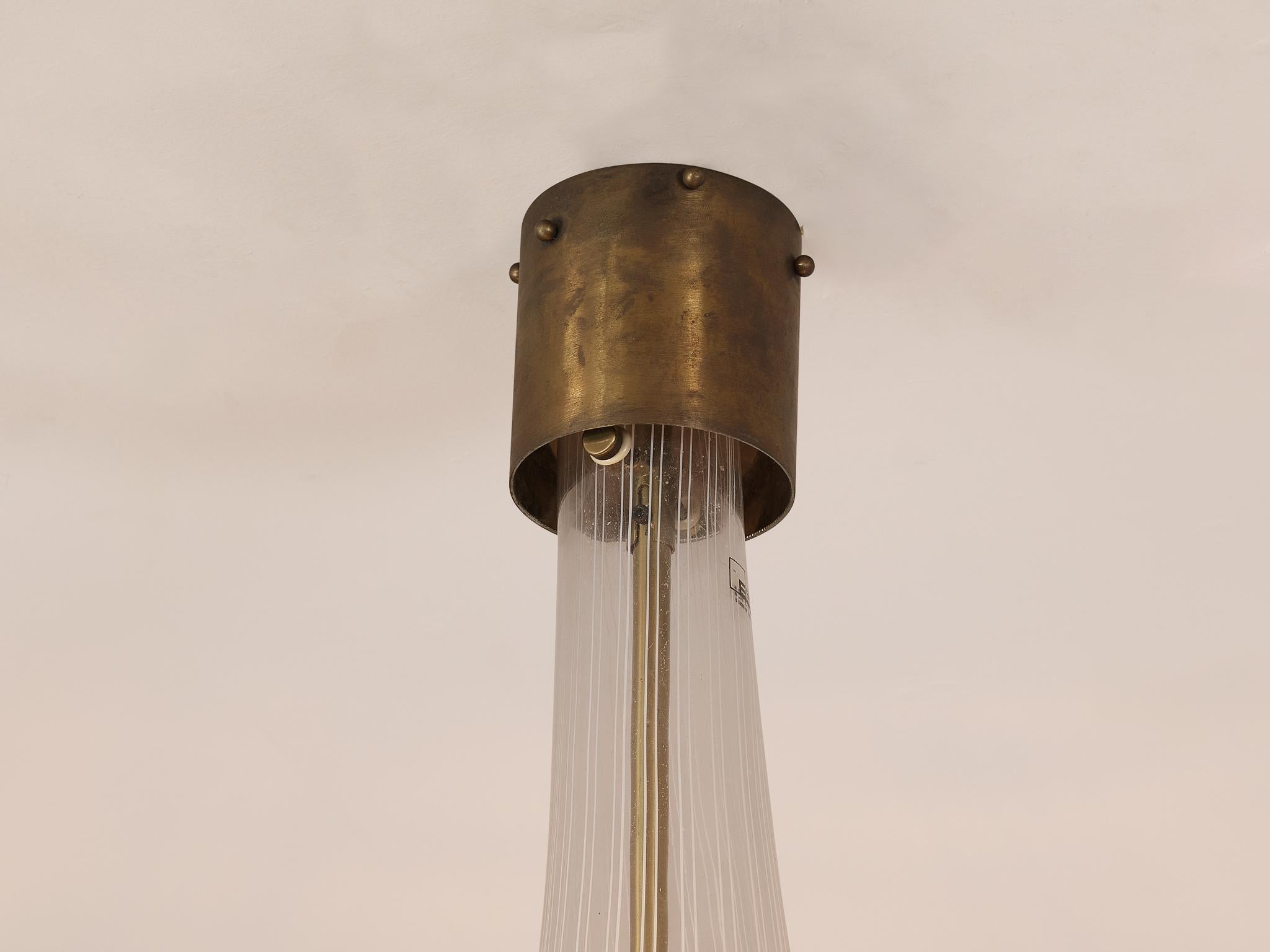 Angelo Brotto Pendant in Murano Glass lighting Morentz