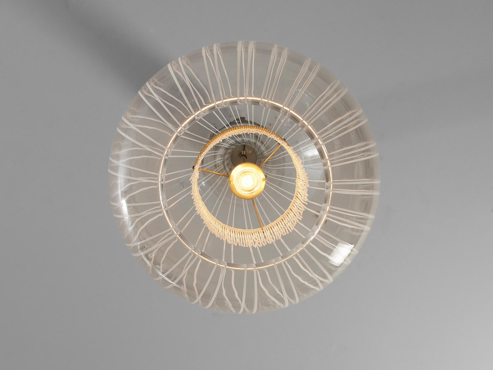 Angelo Brotto Pendant in Murano Glass lighting Morentz
