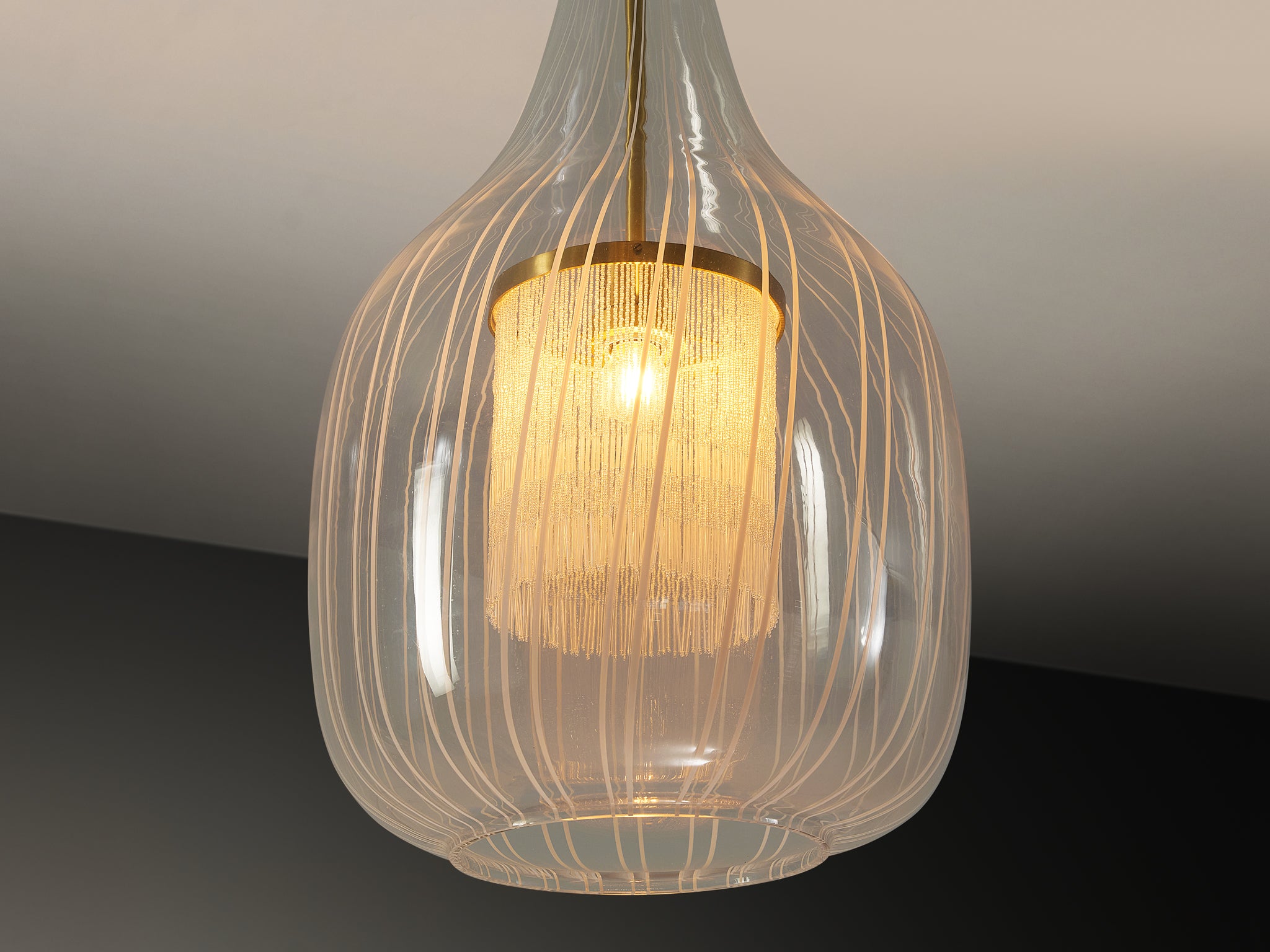Angelo Brotto Pendant in Murano Glass Lighting Morentz