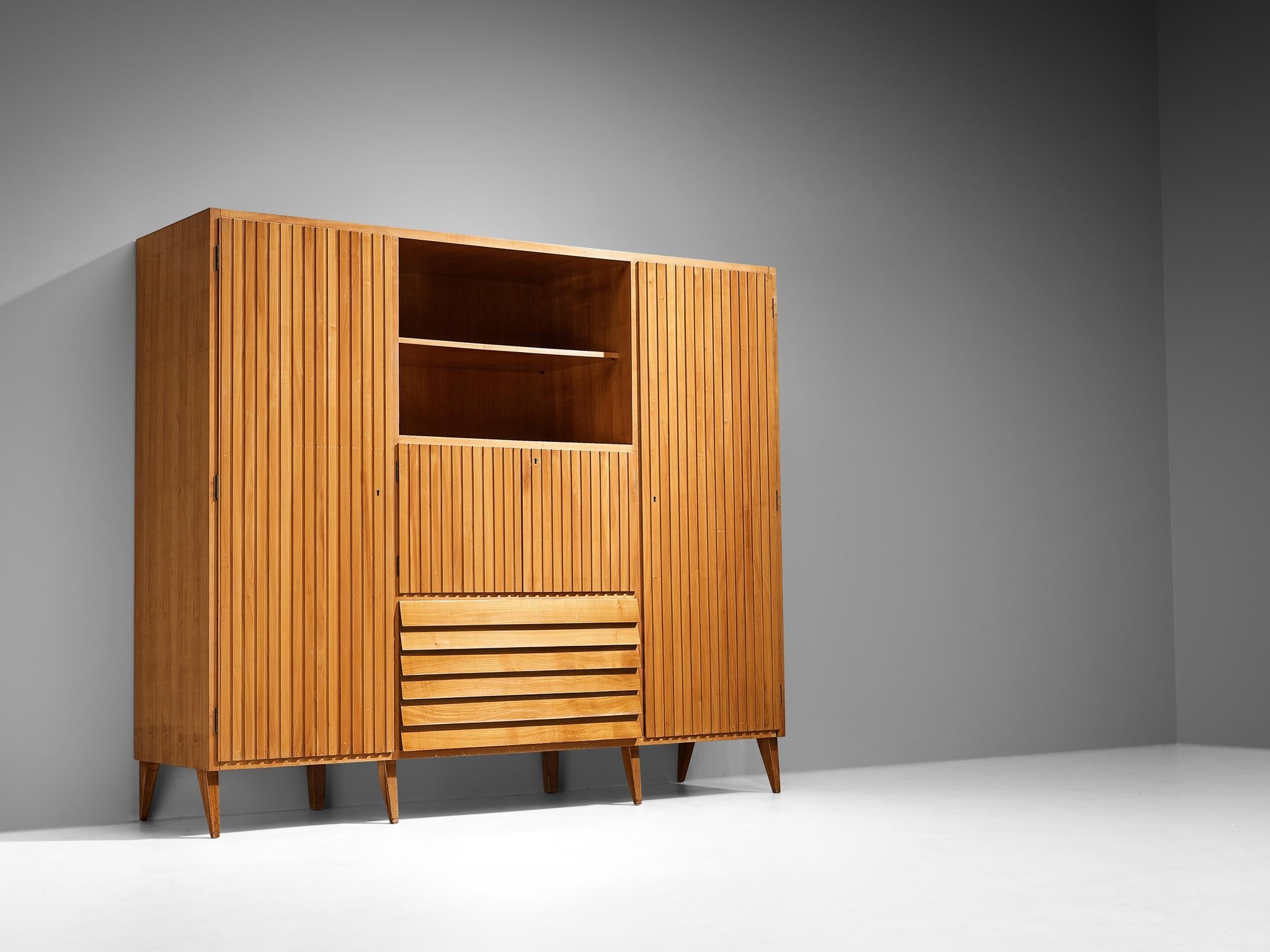La Permanente Mobili Cantù Highboard in Maple case pieces and storage cabinets Morentz