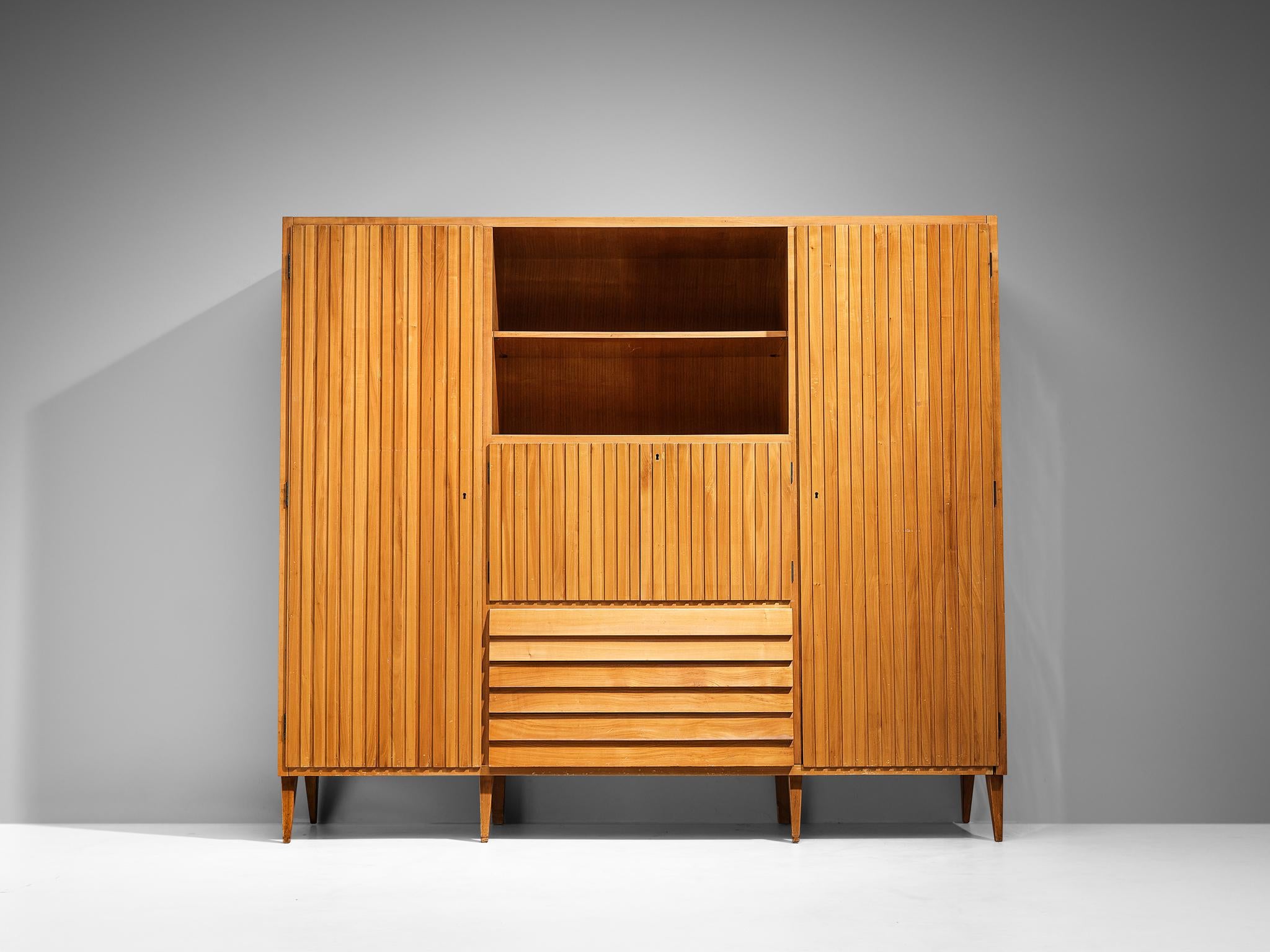 La Permanente Mobili Cantù Highboard in Maple case pieces and storage cabinets Morentz