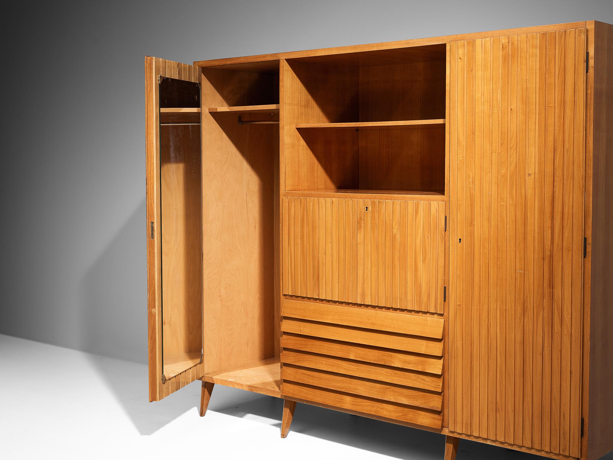 La Permanente Mobili Cantù Highboard in Maple case pieces and storage cabinets Morentz
