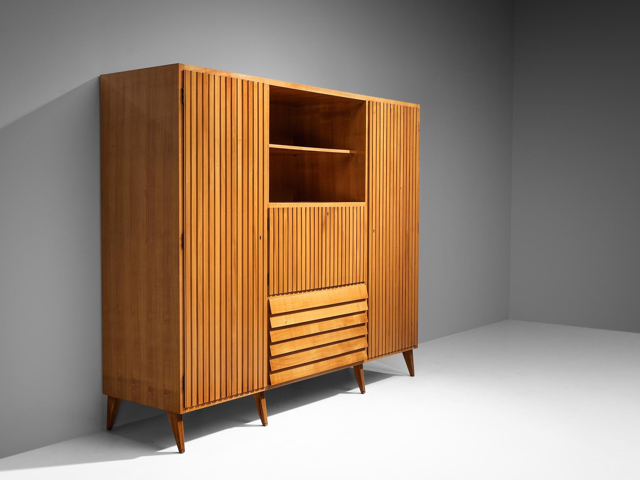 La Permanente Mobili Cantù Highboard in Maple case pieces and storage cabinets Morentz