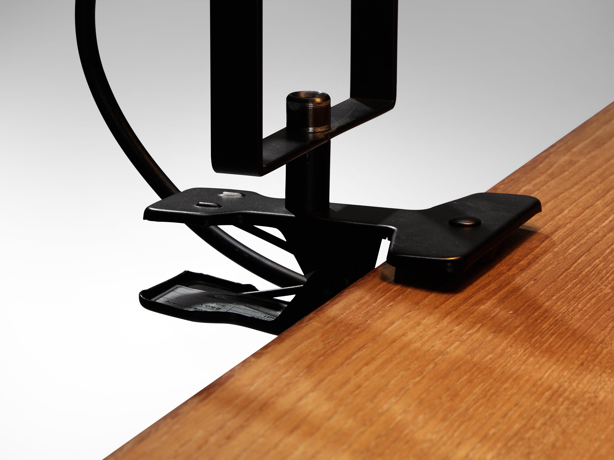 Ernesto Gismondi for Artemide 'Sintesi Faretto Morsetto' Black Clamp Light Lighting Morentz