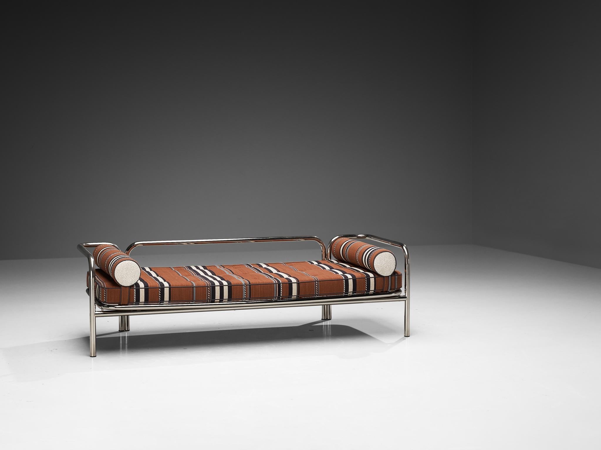 Gae Aulenti for Poltronova 'Locus Solus' Daybed in Chrome-Plated Steel