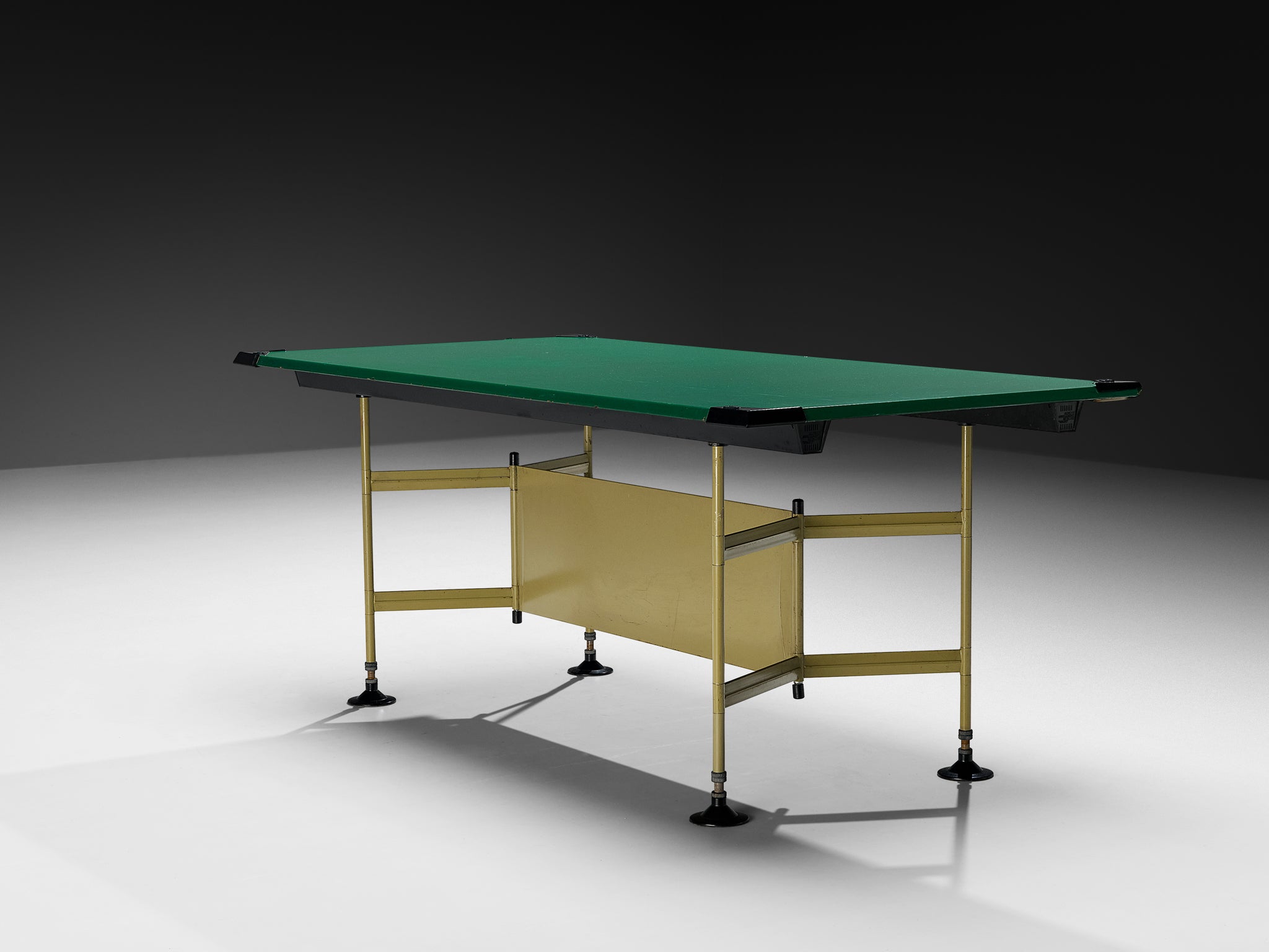 BBPR for Olivetti 'Spazio' Large Dining or Work Table in Steel Tables Morentz