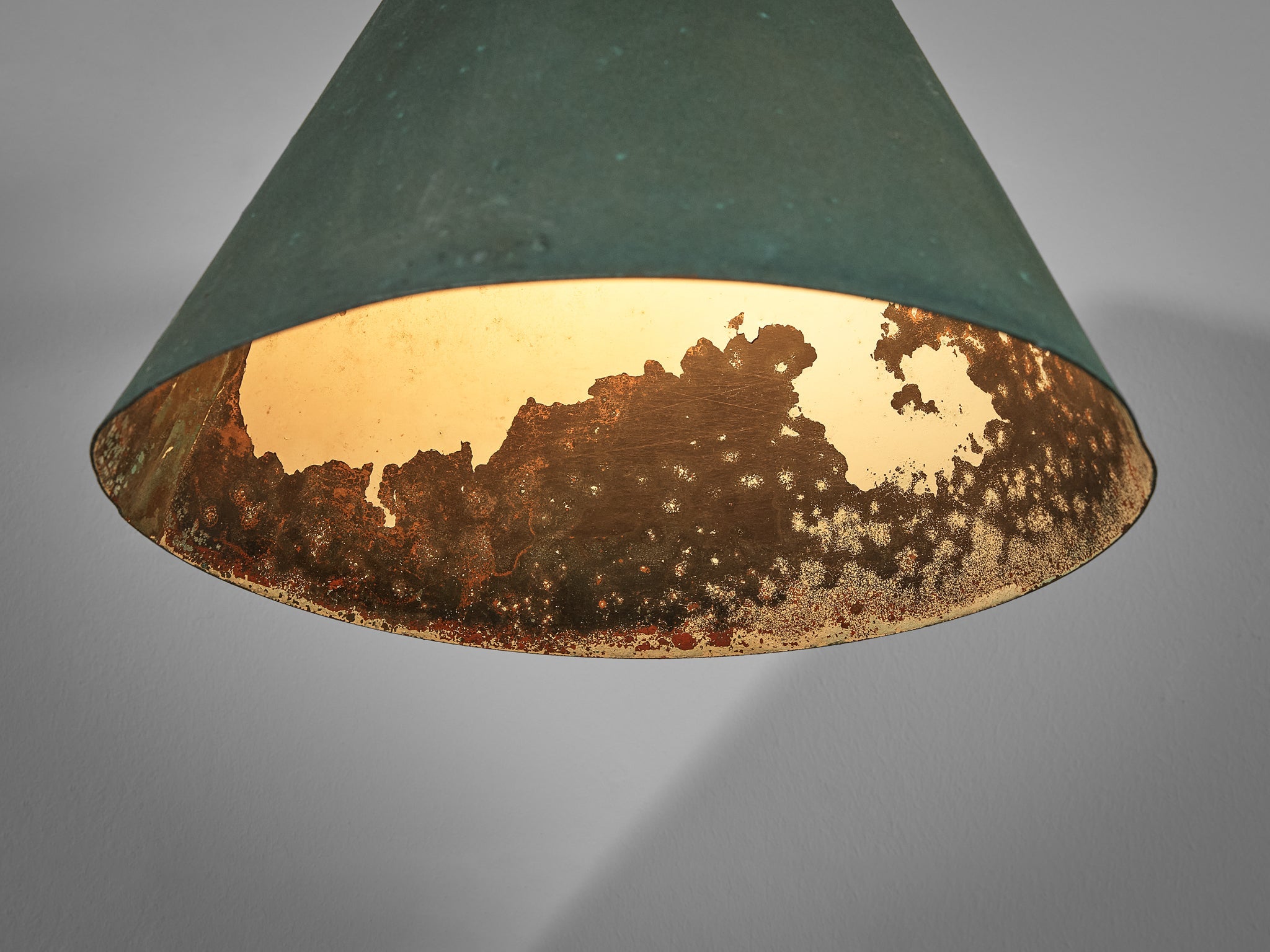 Hans-Agne Jakobsson 'Tratten' Wall Light in Patinated Copper lighting Morentz