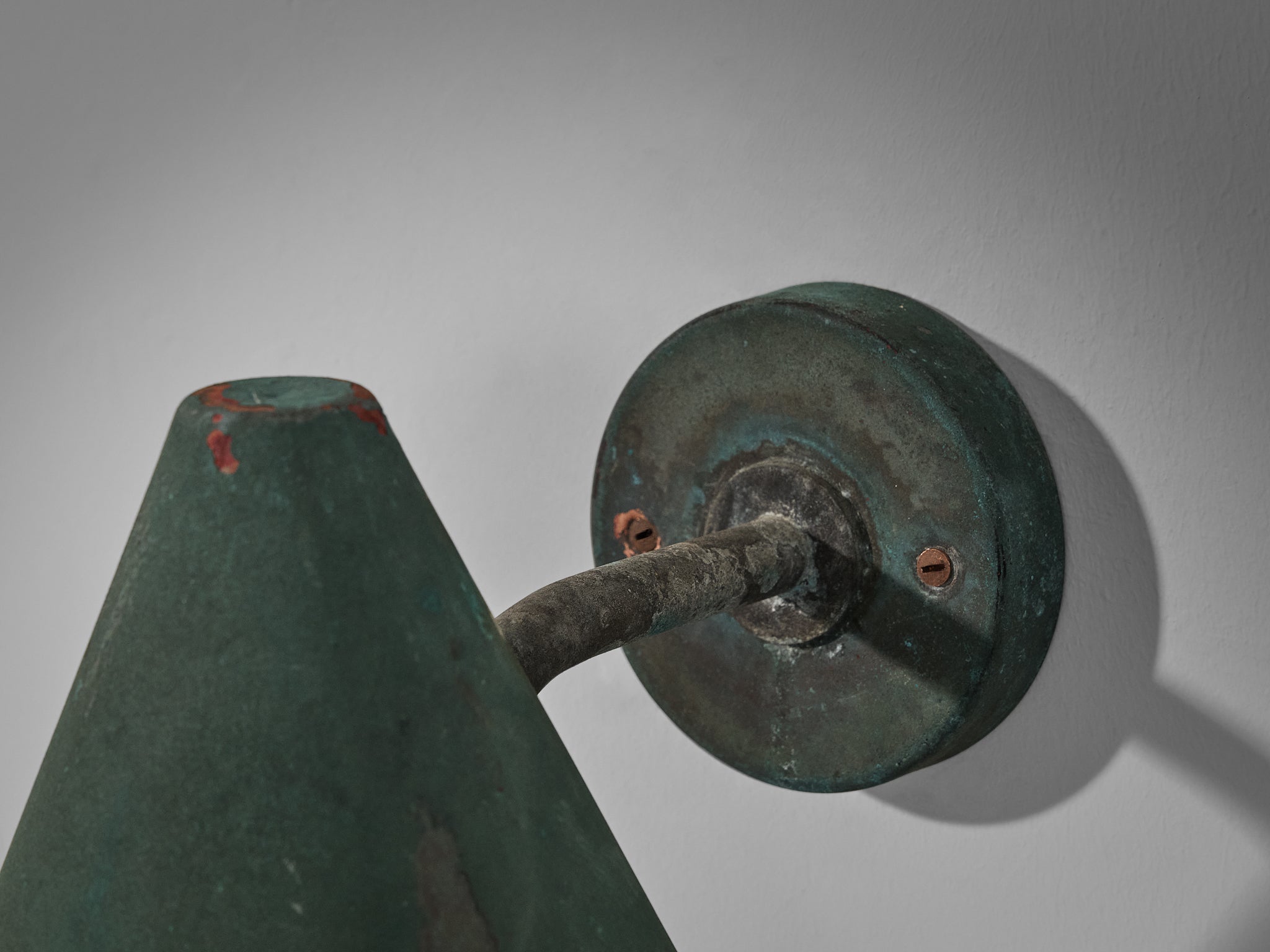 Hans-Agne Jakobsson 'Tratten' Wall Light in Patinated Copper lighting Morentz