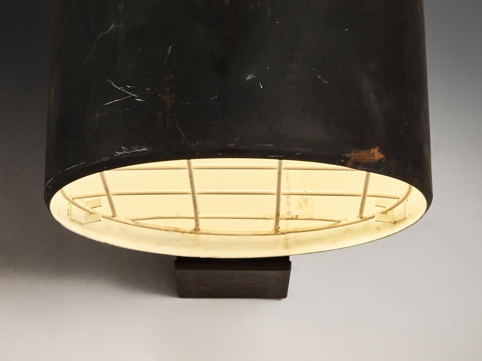 Large Swedish Wall Lights in Patinated Copper lighting Morentz