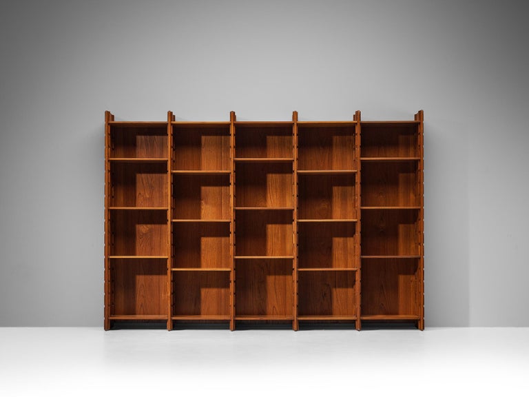 Gianfranco Frattini for Bernini Large Bookcase in Teak