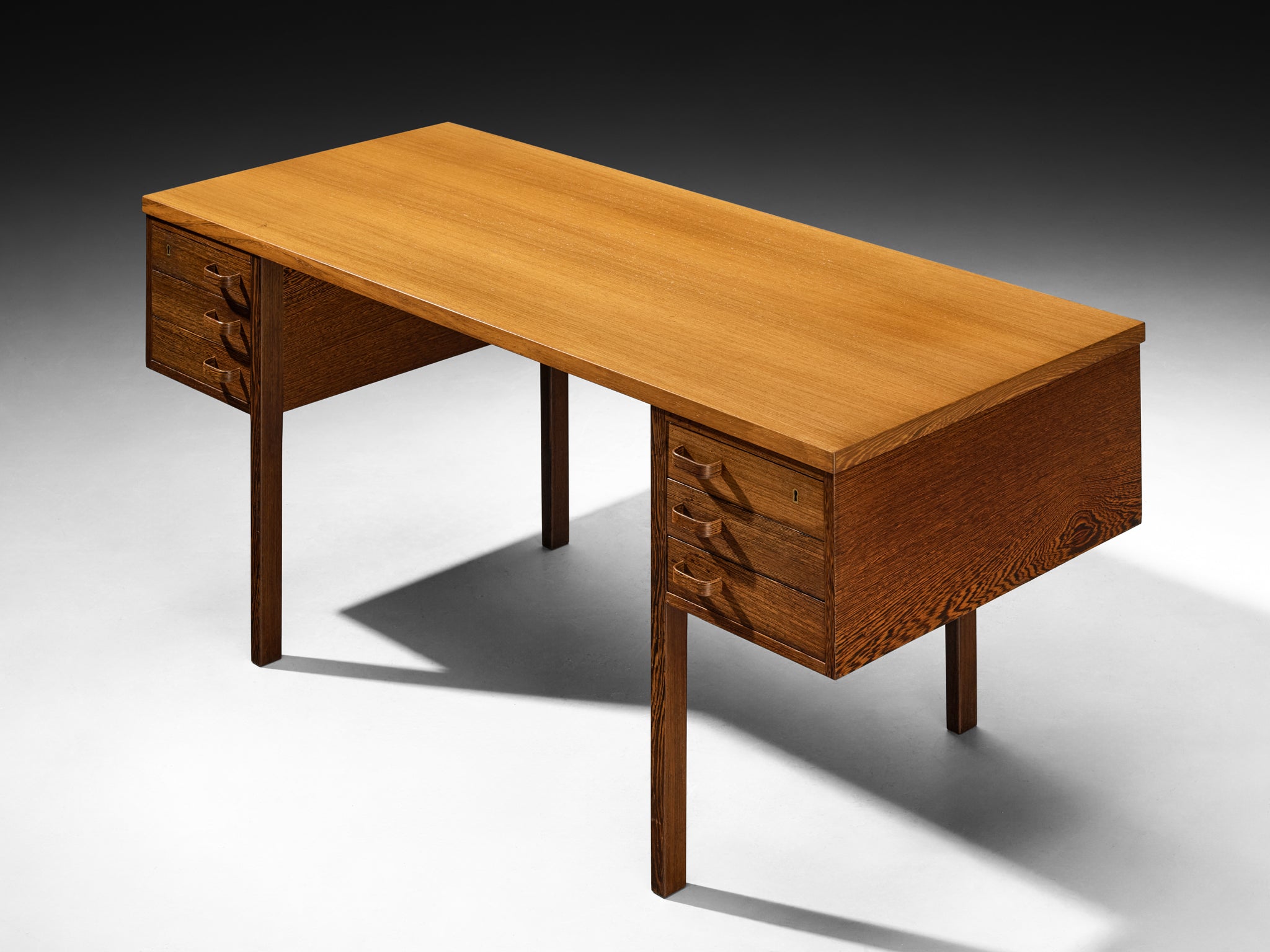 Nanna & Jørgen Ditzel for Poul Kold Savvaerk Writing Desk in Wenge Tables Morentz