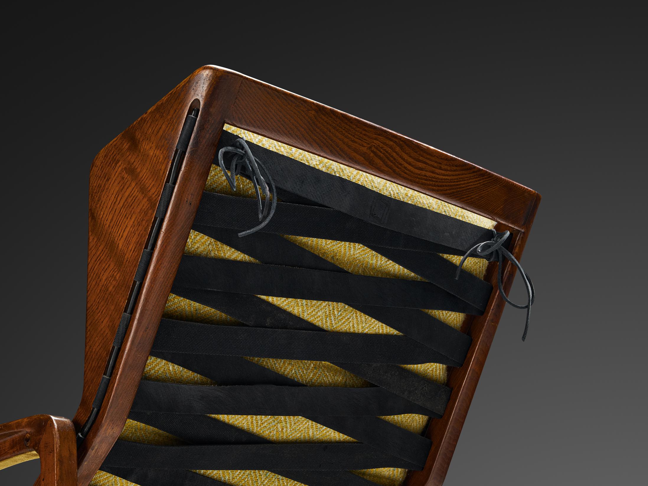 Gio Ponti for Cassina '811' Lounge Chair in Chestnut seating Morentz