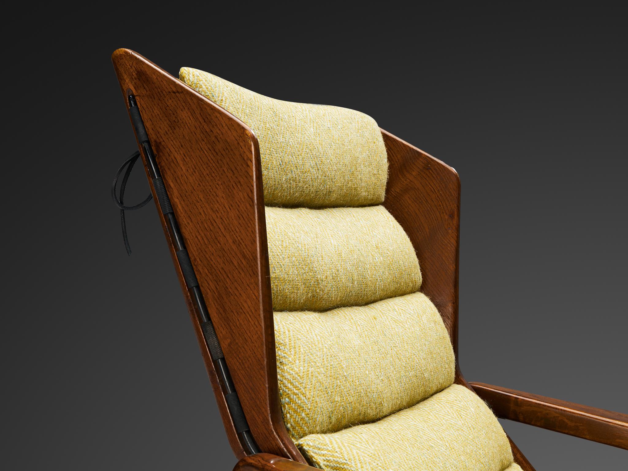 Gio Ponti for Cassina '811' Lounge Chair in Chestnut seating Morentz