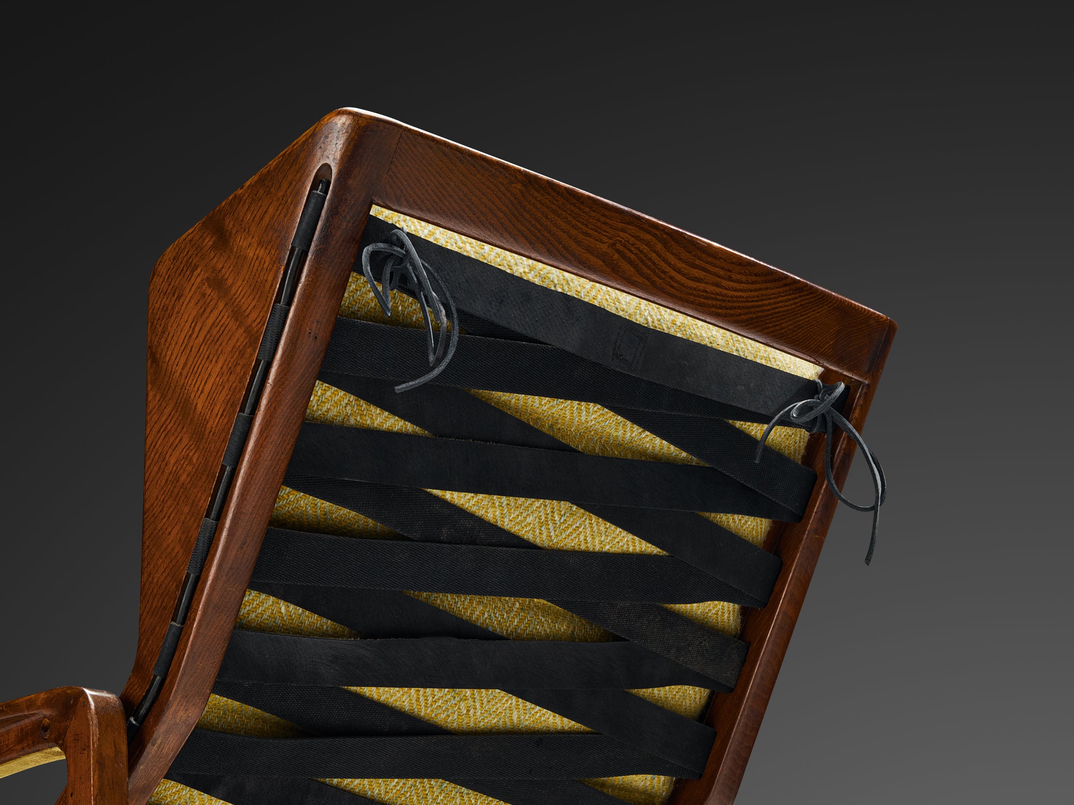 Gio Ponti for Cassina '811' Lounge Chair in Chestnut Seating Morentz