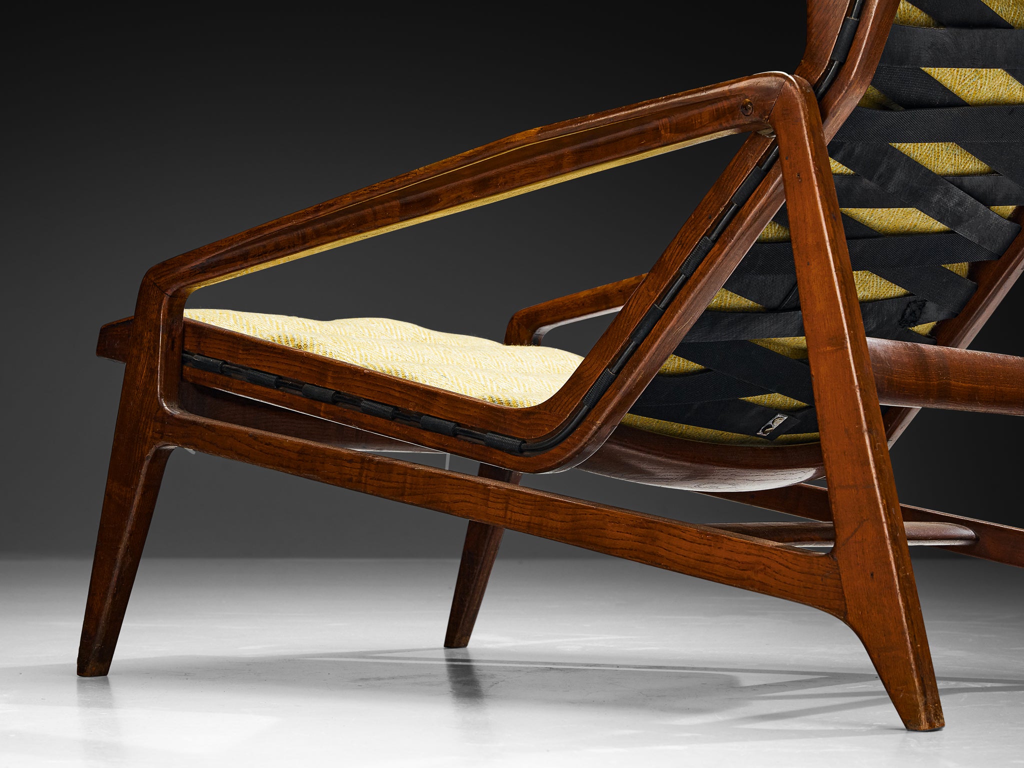 Gio Ponti for Cassina '811' Lounge Chair in Chestnut Seating Morentz