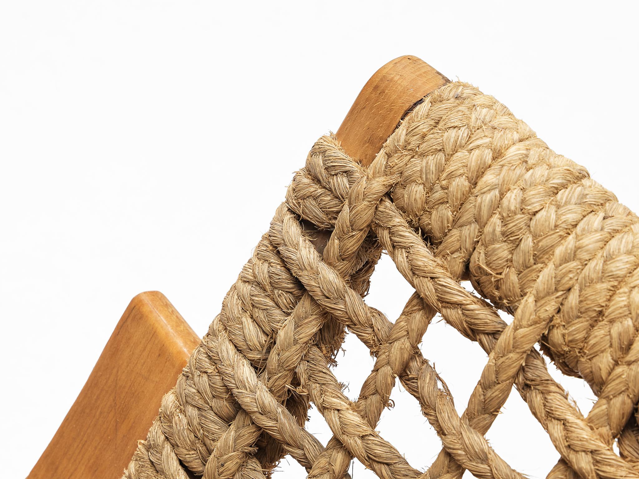 Rare 1930s Alvar Aalto for Stylclair in Plywood and Braided Straw seating Morentz