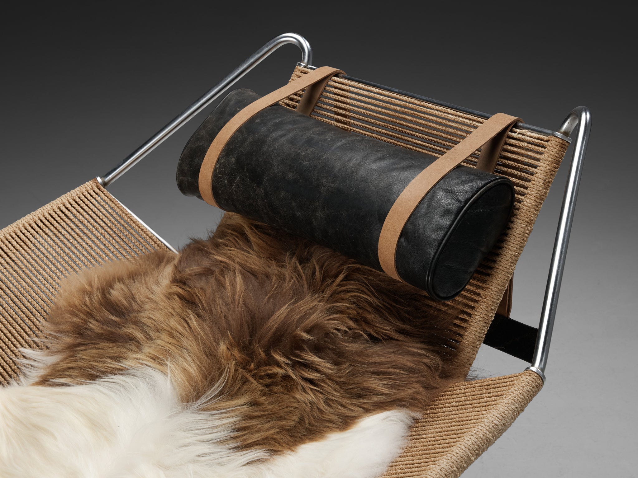 Iconic Hans Wegner ‘Flag Halyard’ Lounge Chairs Early Edition Model GE225 Seating Morentz