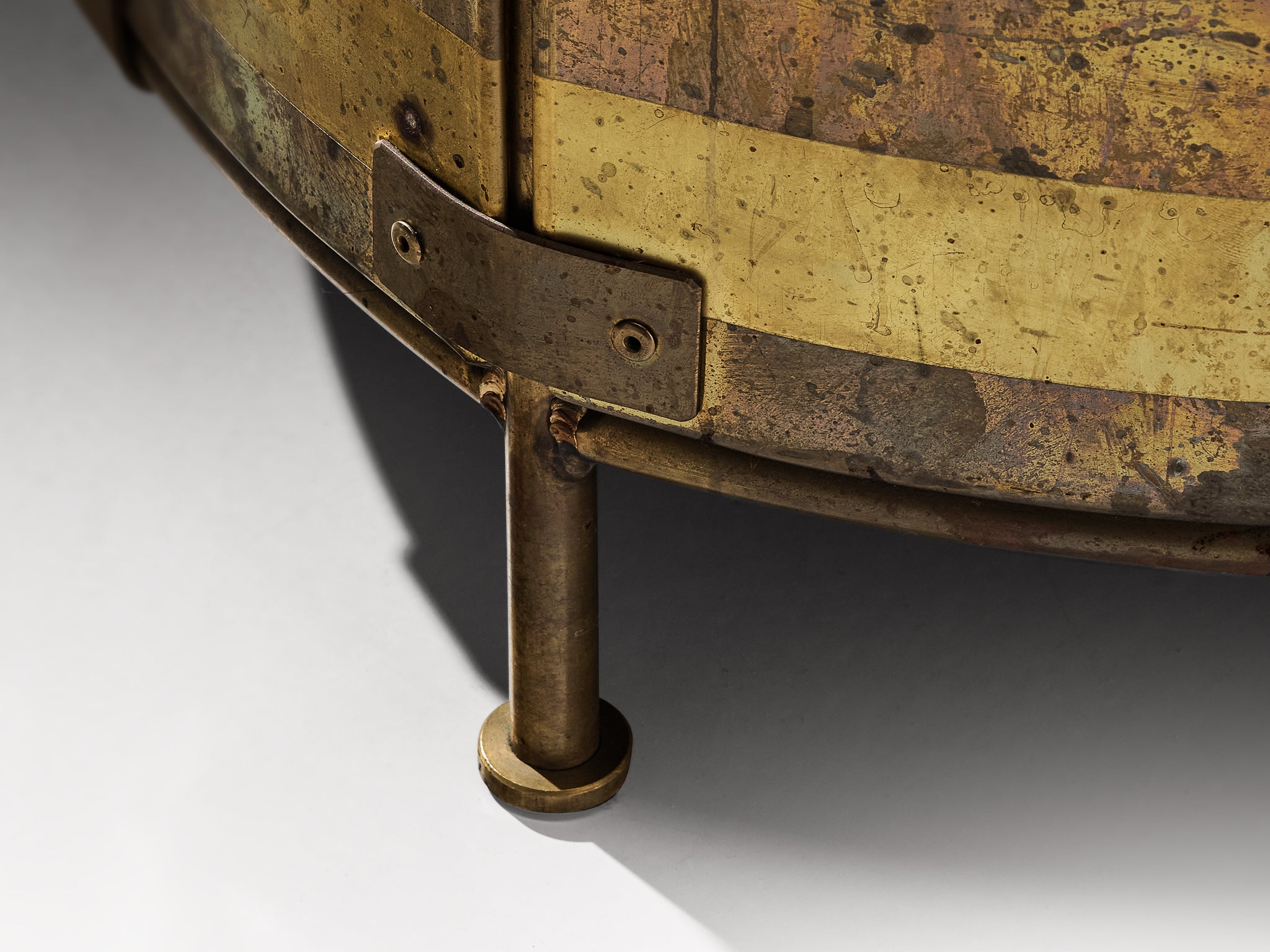 Mats Theselius for Källemo Ab Limited Edition Lounge Chair 'El Dorado' in Brass Seating Morentz