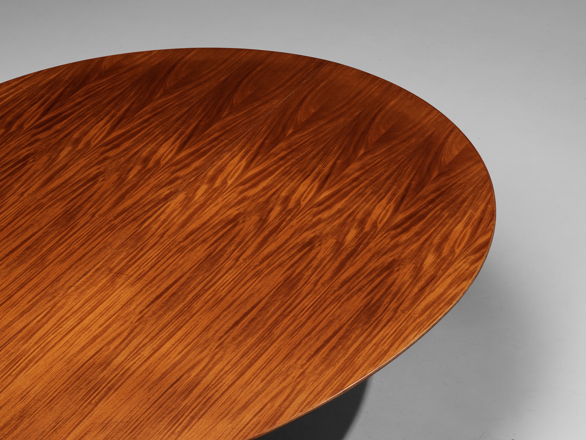 Danish Large Oval Dining Table in Mahogany Tables Morentz