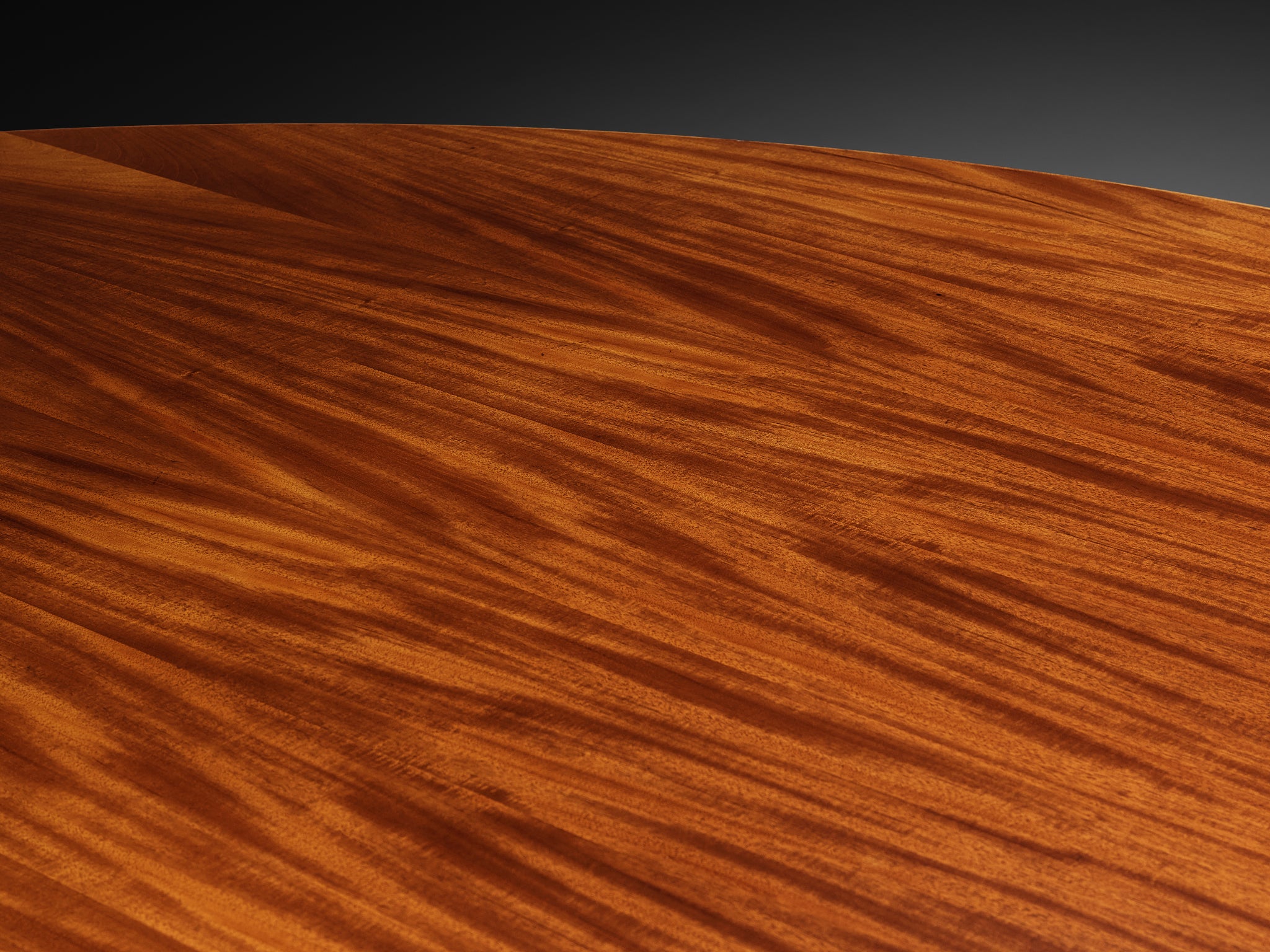 Danish Large Oval Dining Table in Mahogany Tables Morentz