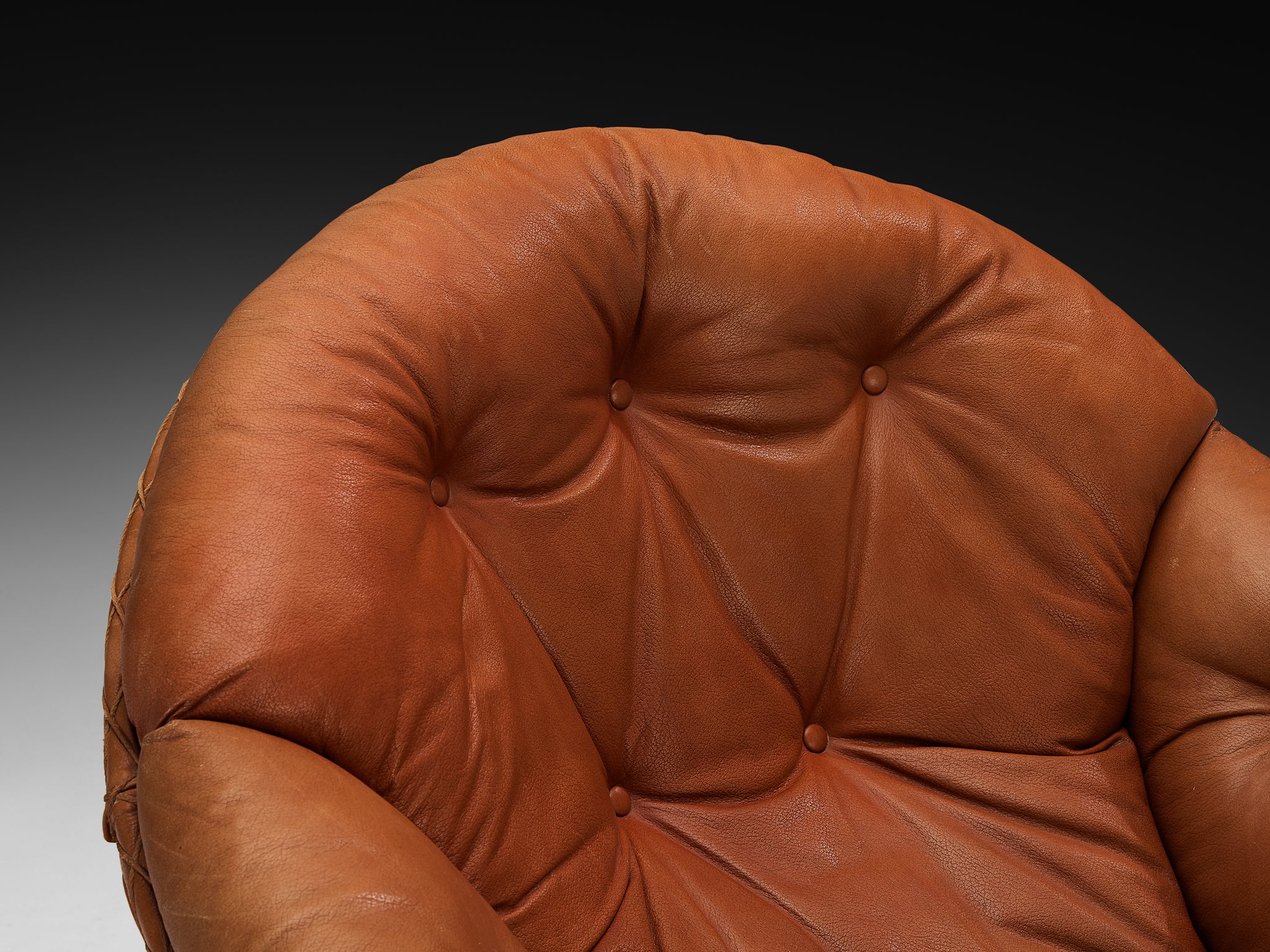 Illum Wikkelsø for Ryesberg Møbler 'Apollo' Lounge Chair in Leather Seating Morentz