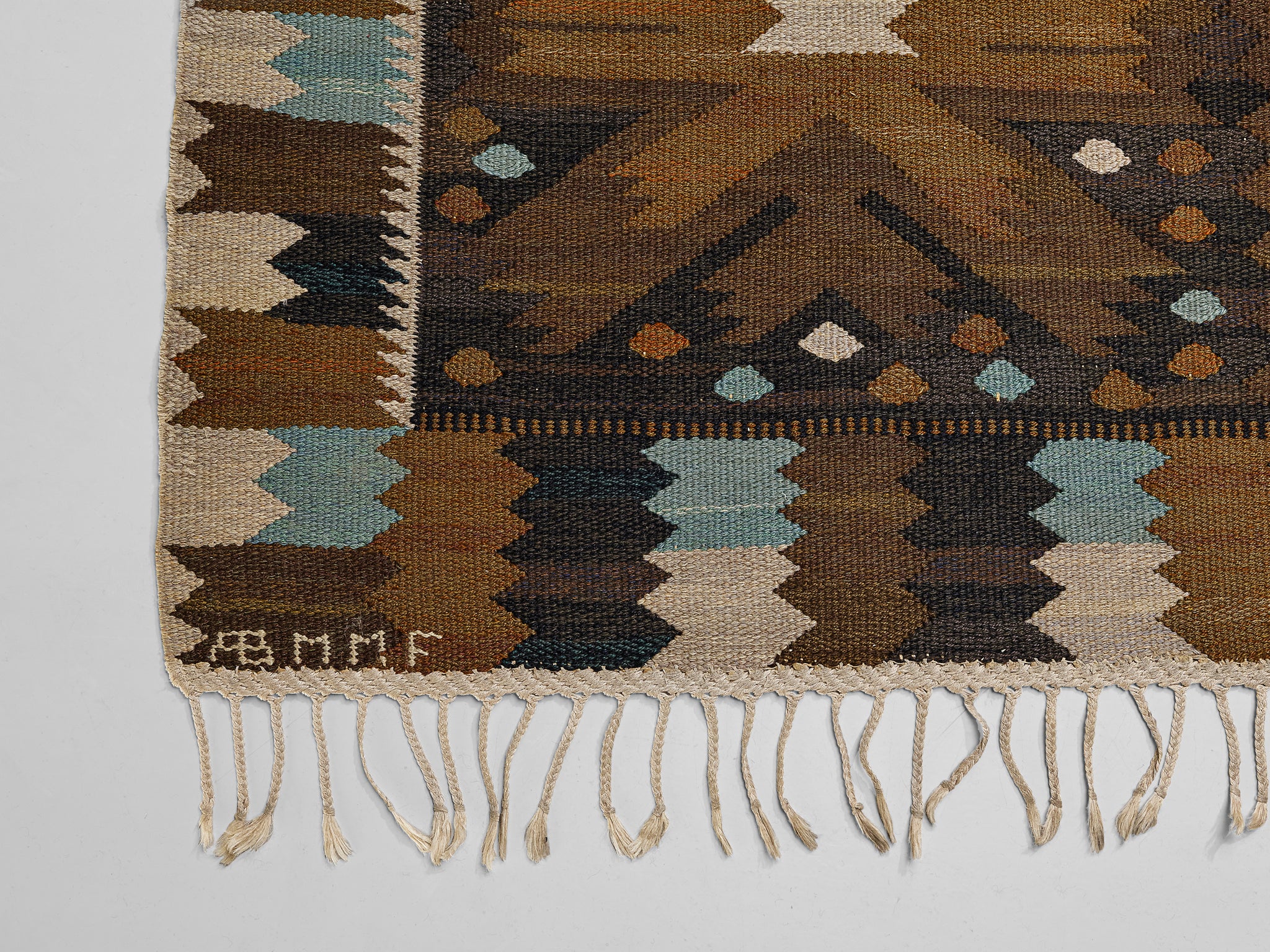 Barbro Nilsson for AB Märta Måås-Fjetterström 'Kryddnejlikan' Carpet in Wool Rugs and Carpets Morentz