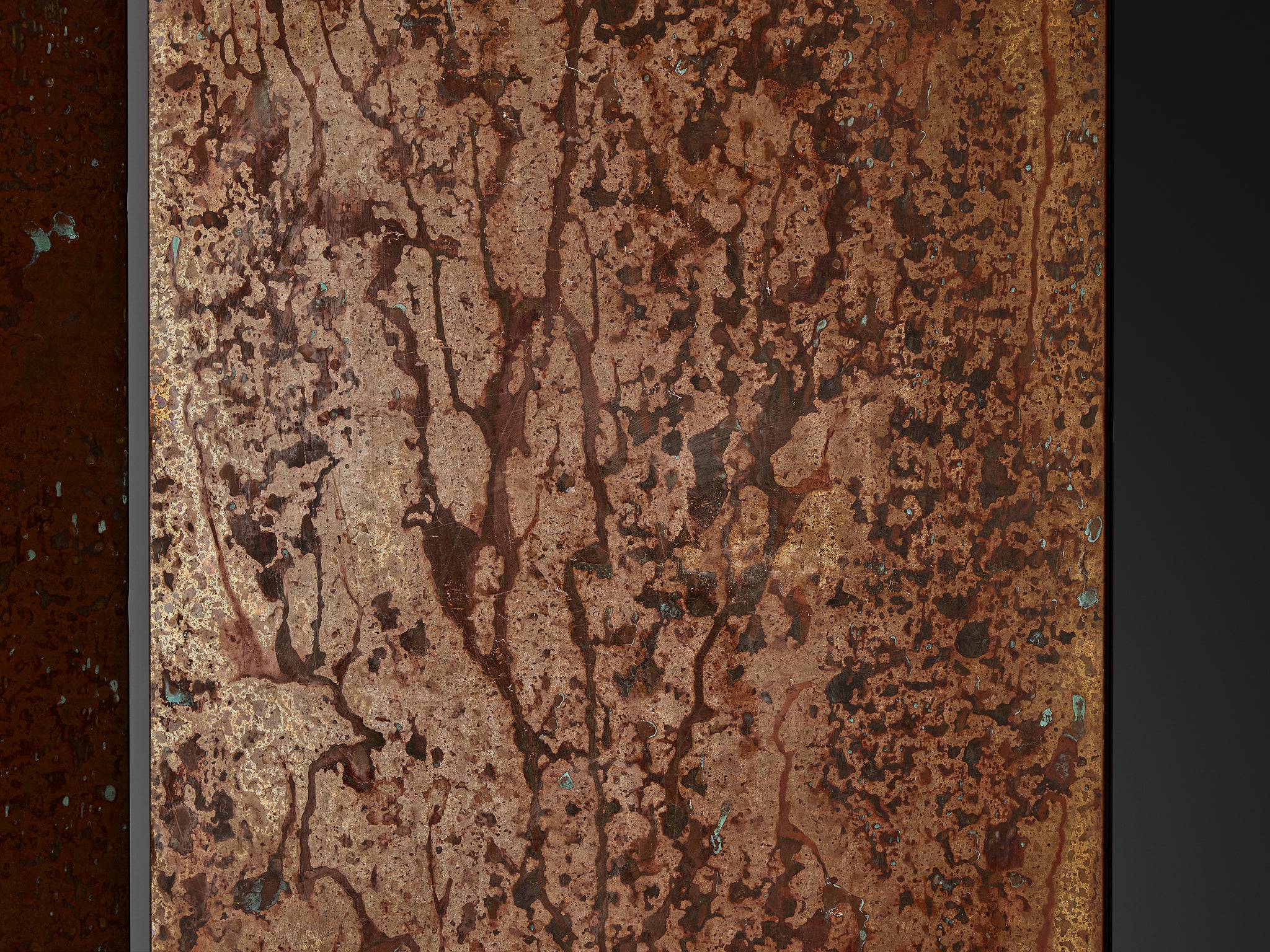 Mats Theselius for Källemo AB Limited Edition 'Rörligt Objekt' Folding Screen in Patinated Copper 30/100 More Furniture and Collectibles Morentz