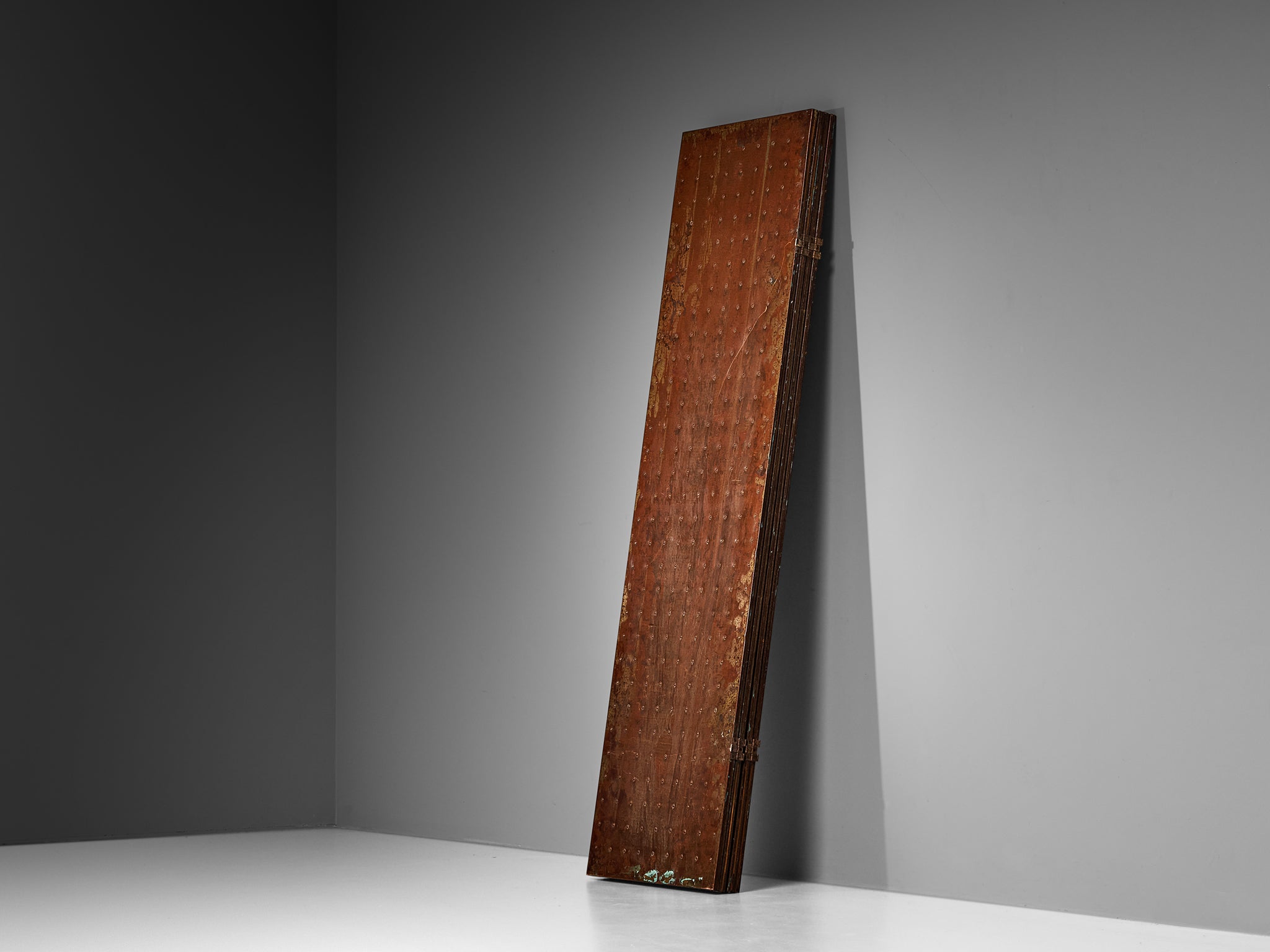 Mats Theselius for Källemo AB Limited Edition 'Rörligt Objekt' Folding Screen in Patinated Copper 88/100