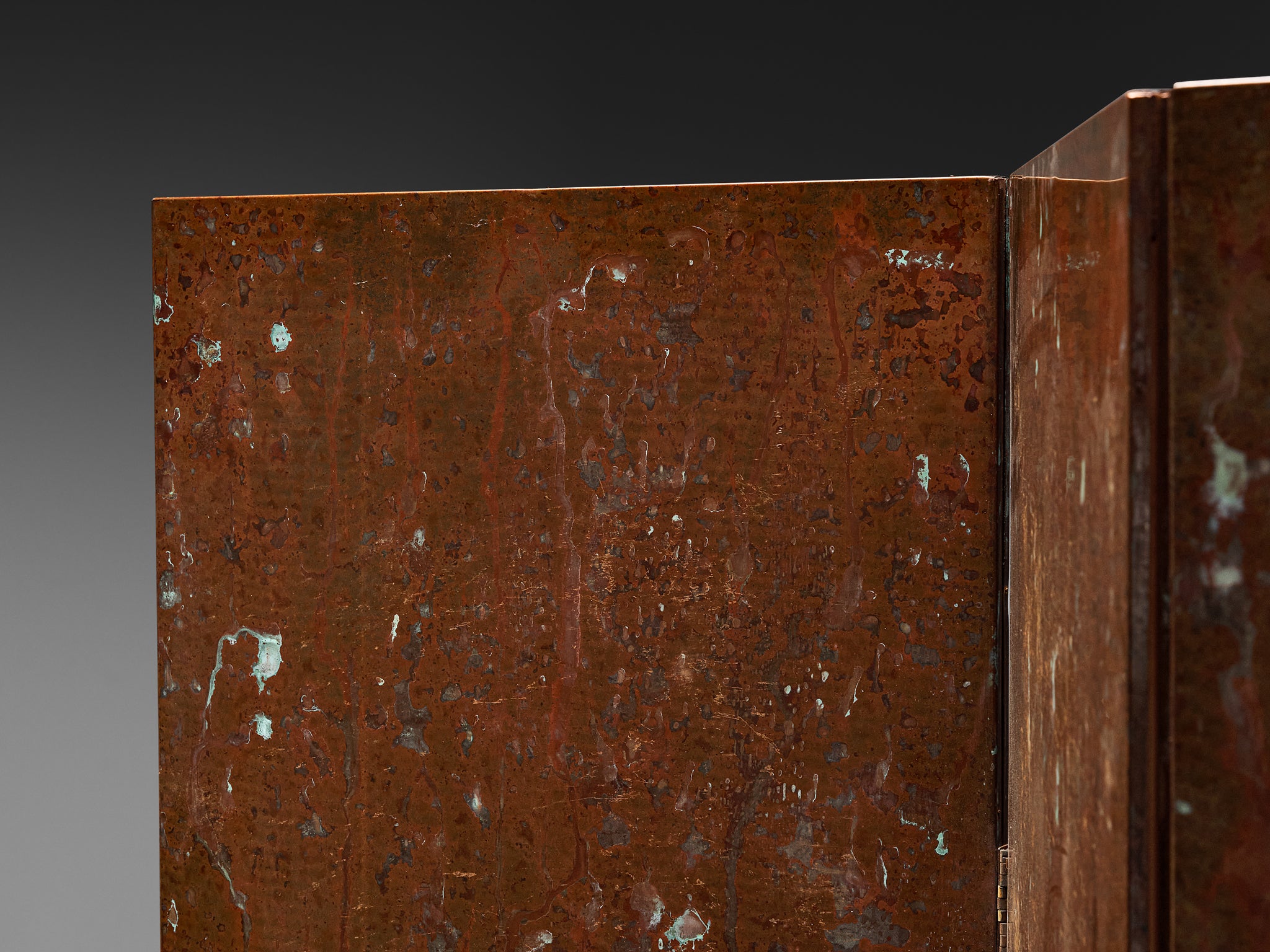 Mats Theselius for Källemo AB Limited Edition 'Rörligt Objekt' Folding Screen in Patinated Copper 30/100 More Furniture and Collectibles Morentz