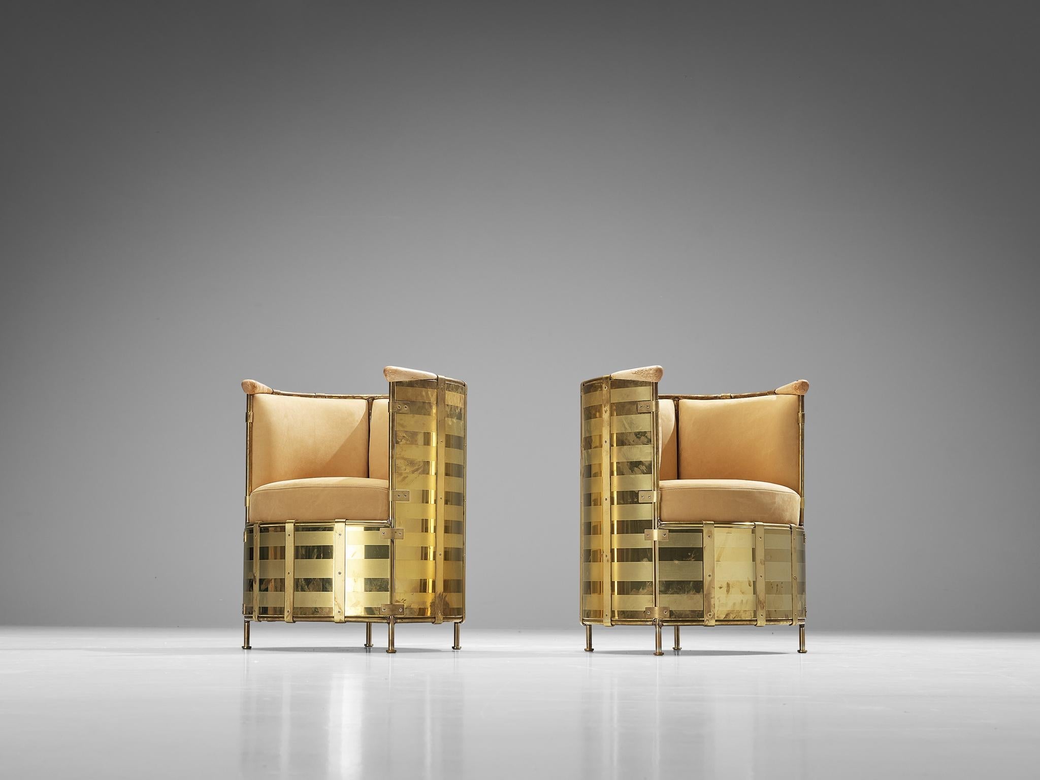 Mats Theselius for Källemo AB Limited Edition Lounge Chairs 'El Dorado'