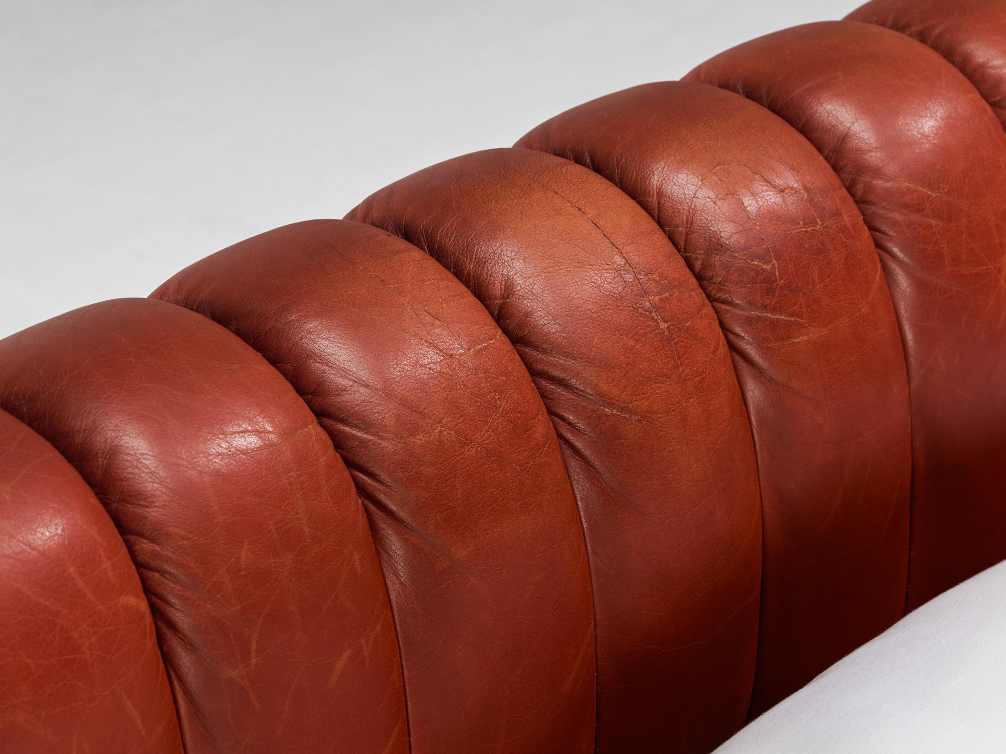 Luigi Massoni for Poltrona Frau 'Losange' King Bed in Red Leather more furniture and collectibles Morentz