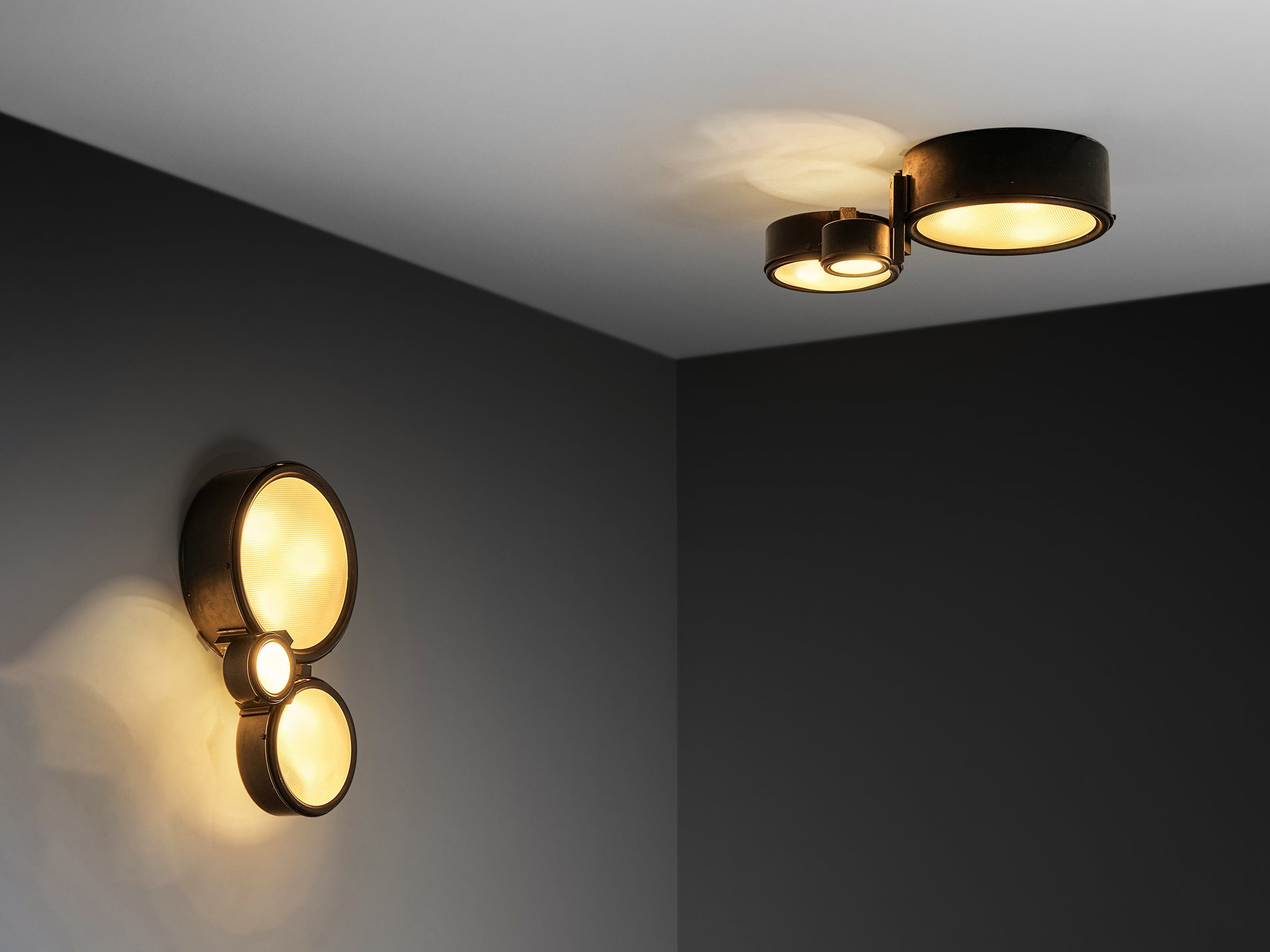 Rare Studio B.B.P.R. for Arteluce Ceiling or Wall Lights Lighting Morentz