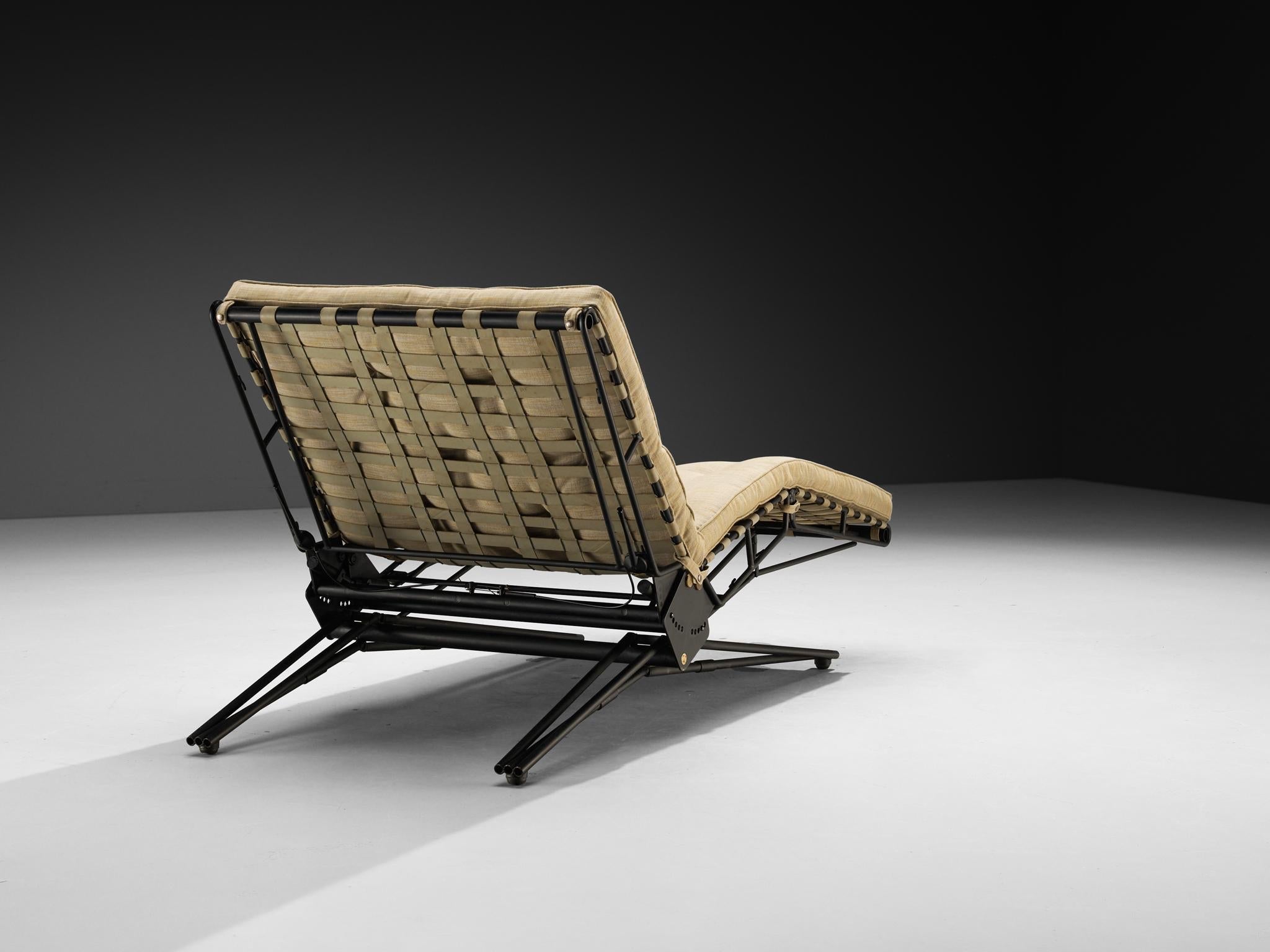 Rare Osvaldo Borsani for Tecno Articulated Chaise Longue seating Morentz