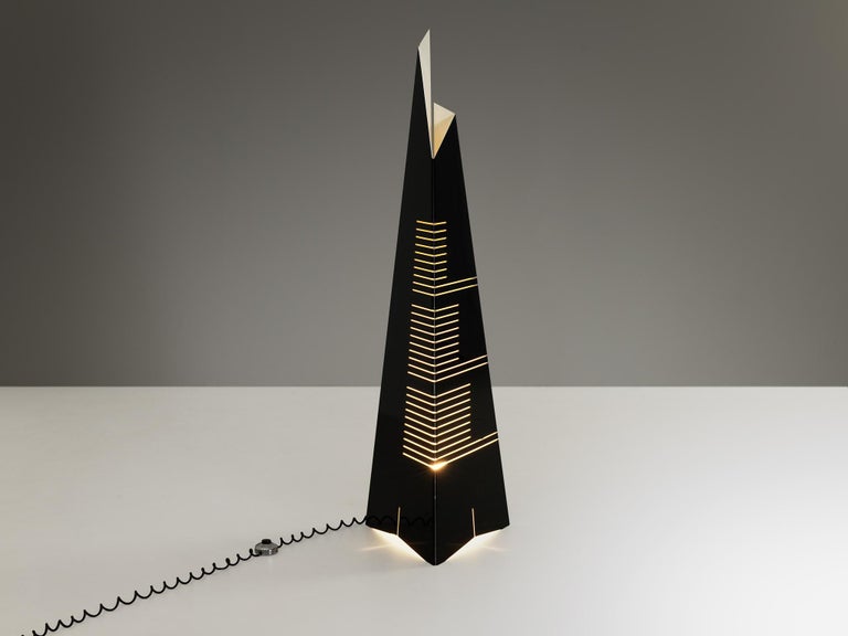 Lorenzo Carmellini & Enrico Tronconi 'Il Personaggi' Floor Lamp in Black