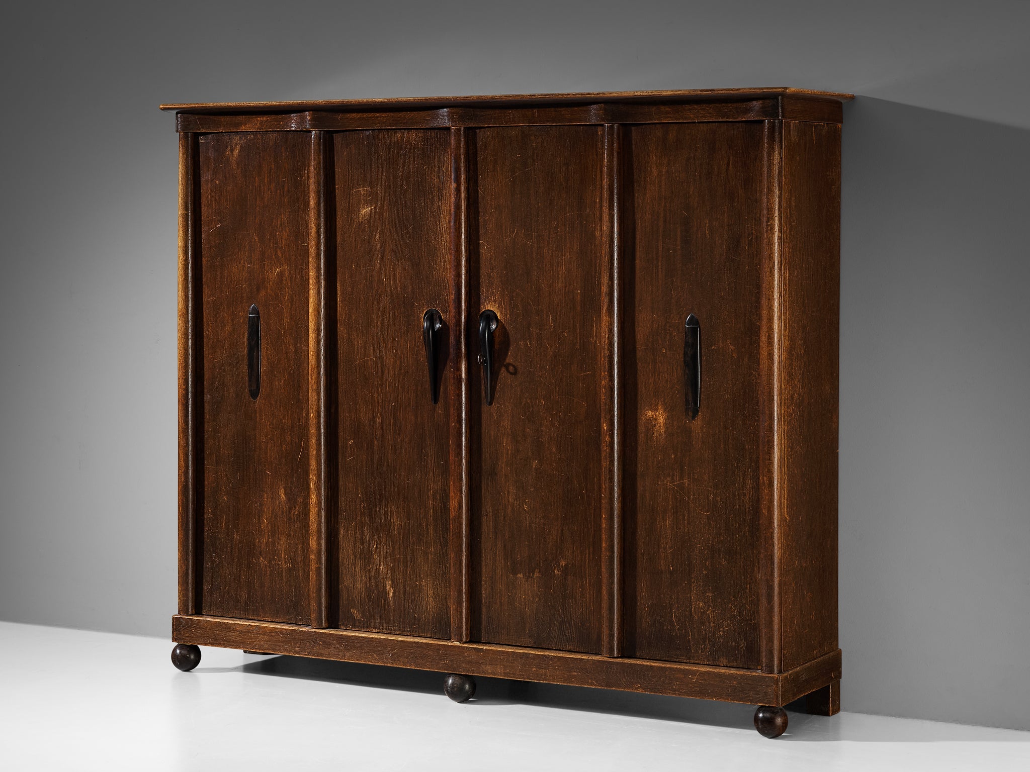 Early 1920s Willem Penaat Higboard in Oak case pieces and storage cabinets Morentz